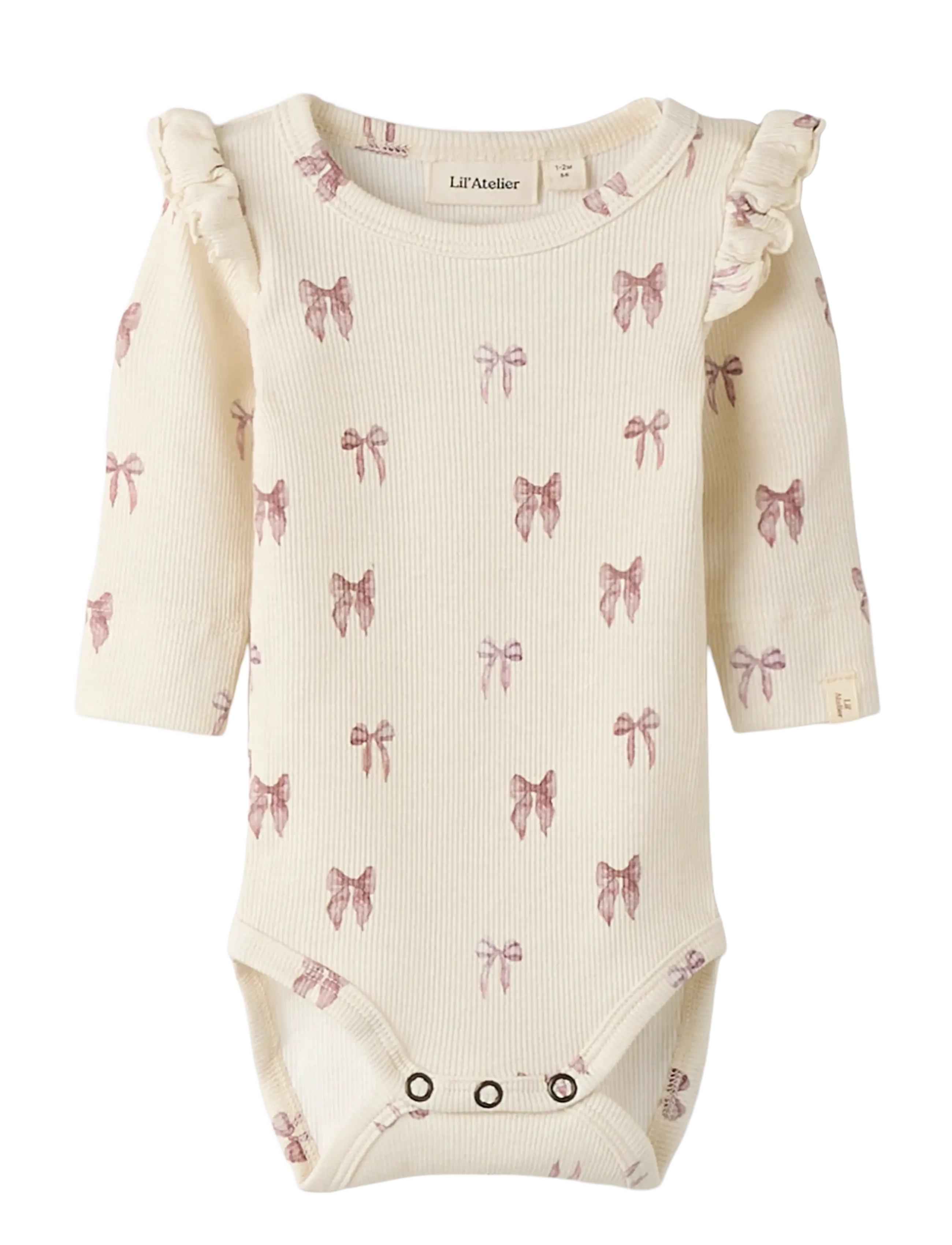 Lil'Atelier NBFGAVO EKO LS SLIM BODY LIL NOOS - Bodid - TURTLEDOVE / cream