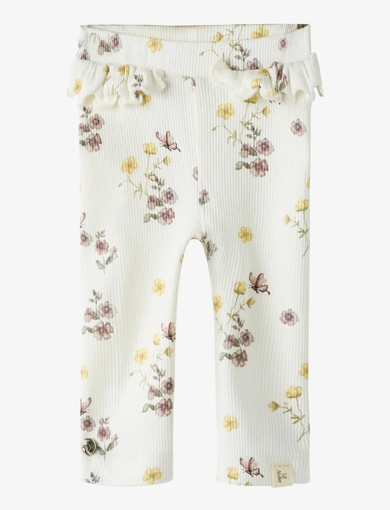 Lil'Atelier - NBFGAVO EFI SLIM LEGGING LIL NOOS - leggings - coconut milk - 0
