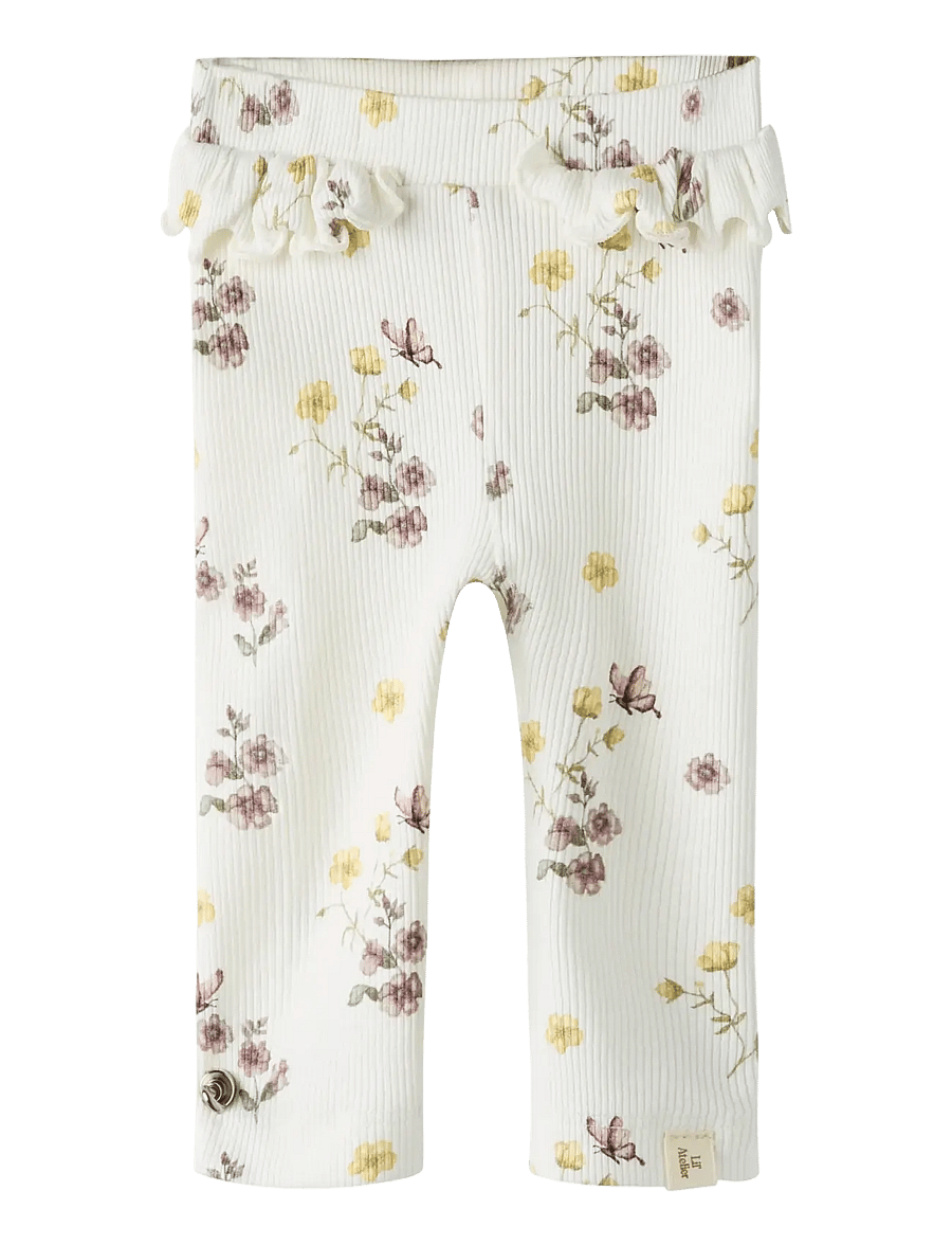 Lil'Atelier - NBFGAVO EFI SLIM LEGGING LIL NOOS - leggings - coconut milk - 0