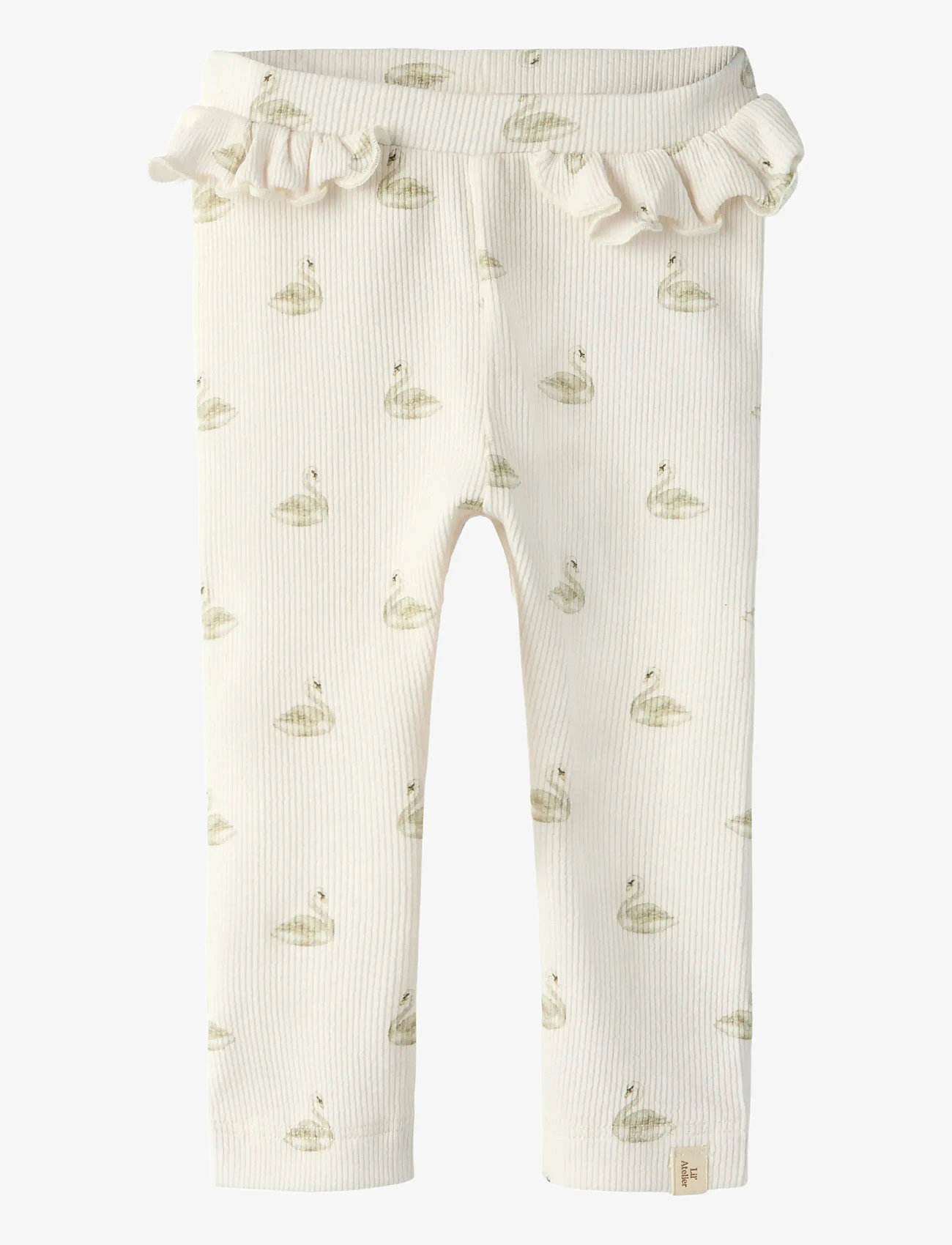 Lil'Atelier - NBFGAVO EFI SLIM LEGGING LIL NOOS - leggings - pastel parchment - 0