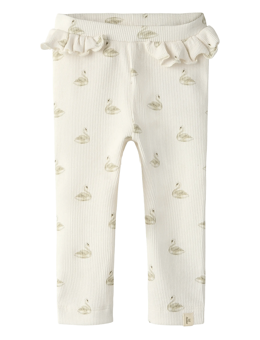 Lil'Atelier - NBFGAVO EFI SLIM LEGGING LIL NOOS - leggings - pastel parchment - 0