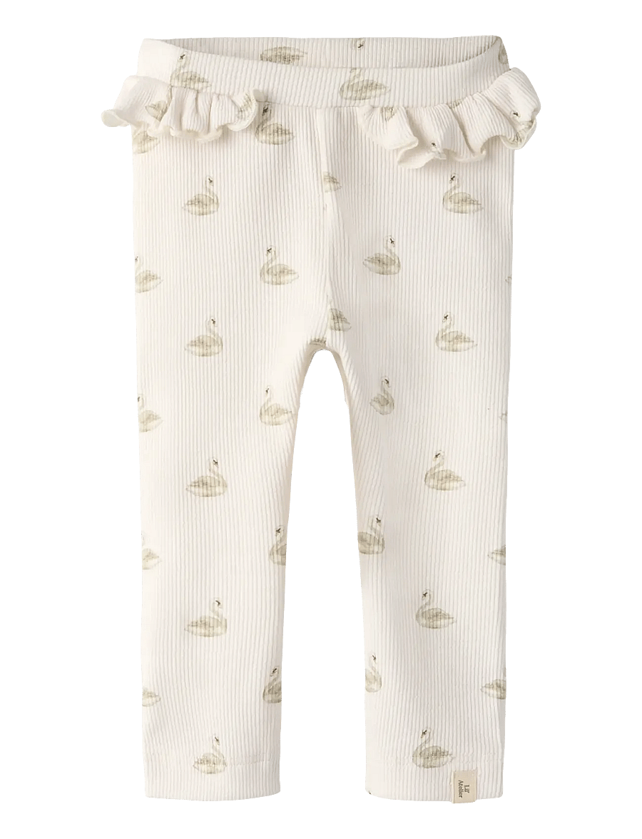 Lil'Atelier - NBFGAVO EFI SLIM LEGGING LIL NOOS - leggings - pastel parchment - 0