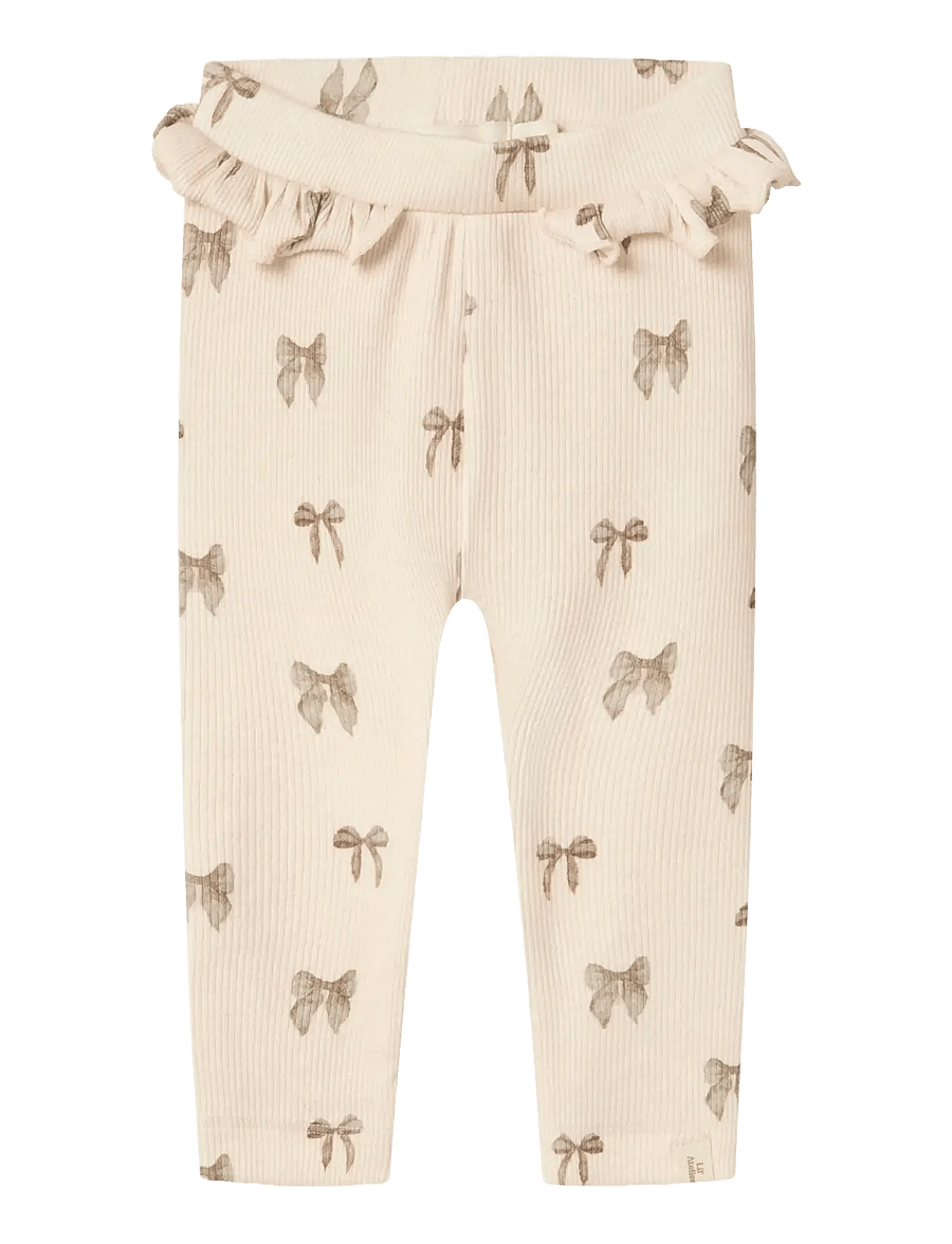 Lil'Atelier - NBFGAVO EFI SLIM LEGGING LIL NOOS - leggings - silver peony - 1