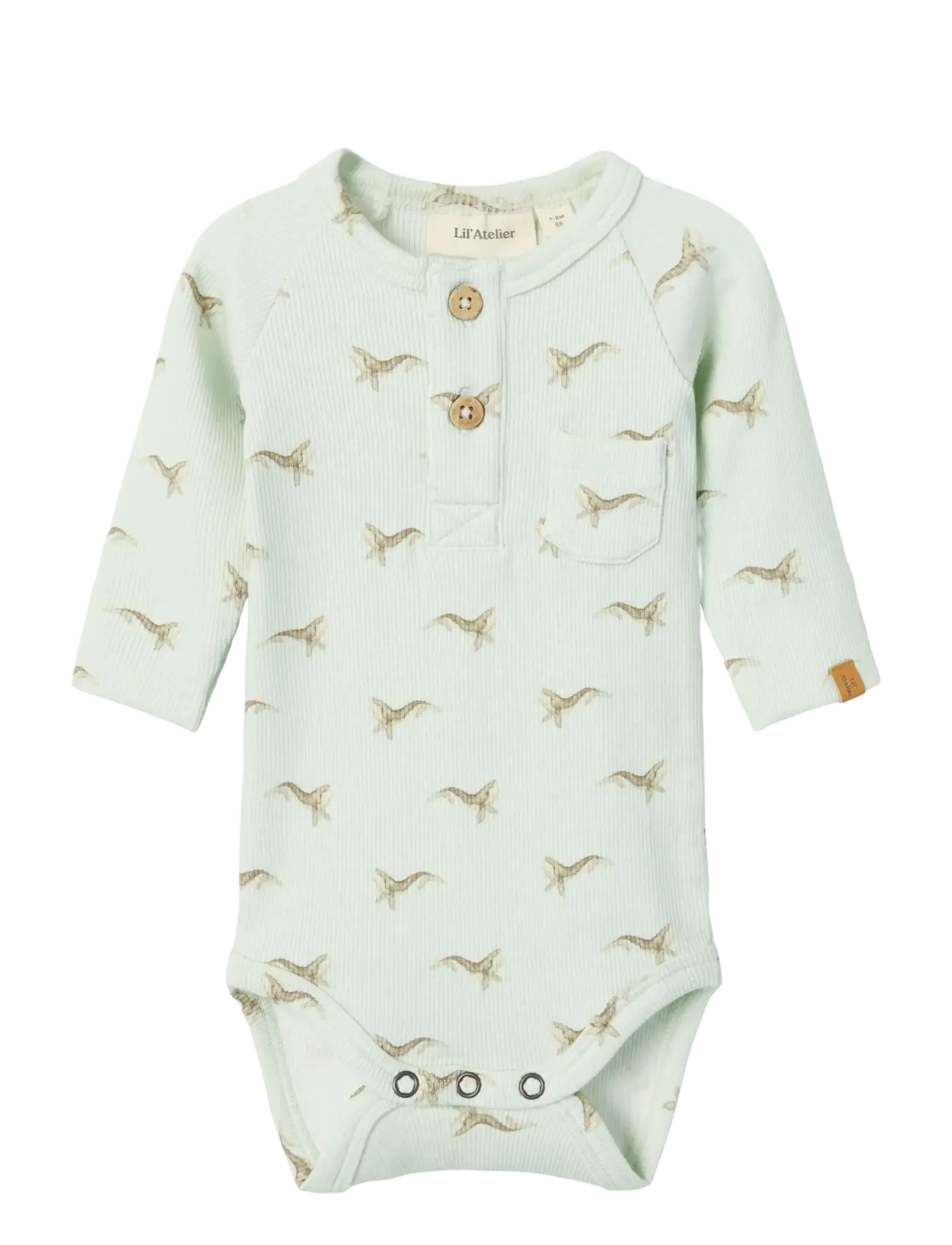 Lil'Atelier NBMGAVO ELM LS SLIM BODY LIL NOOS - 4 for 3 - MURMUR / cream