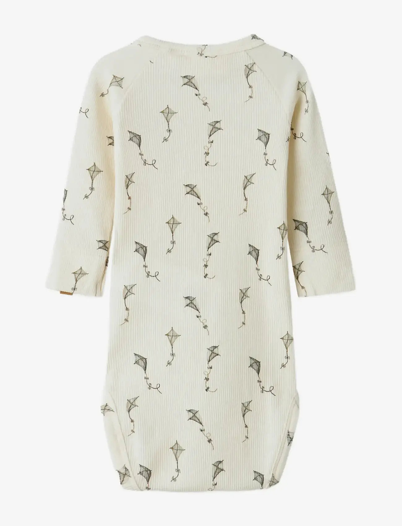 Lil'Atelier - NBMGAVO ELM LS SLIM BODY LIL NOOS - långärmade bodies - turtledove - 1