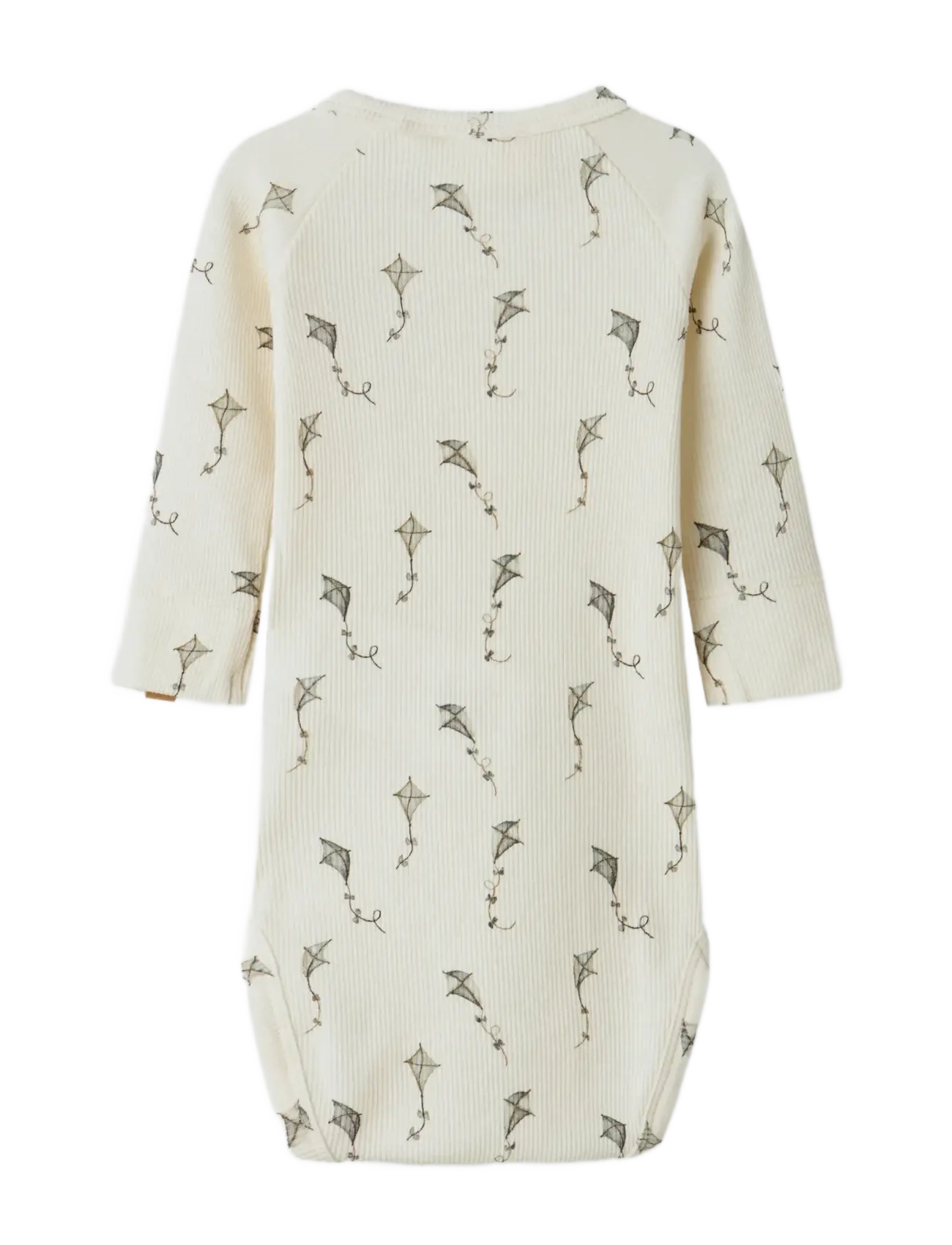 Lil'Atelier - NBMGAVO ELM LS SLIM BODY LIL NOOS - langærmede bodyer - turtledove - 1