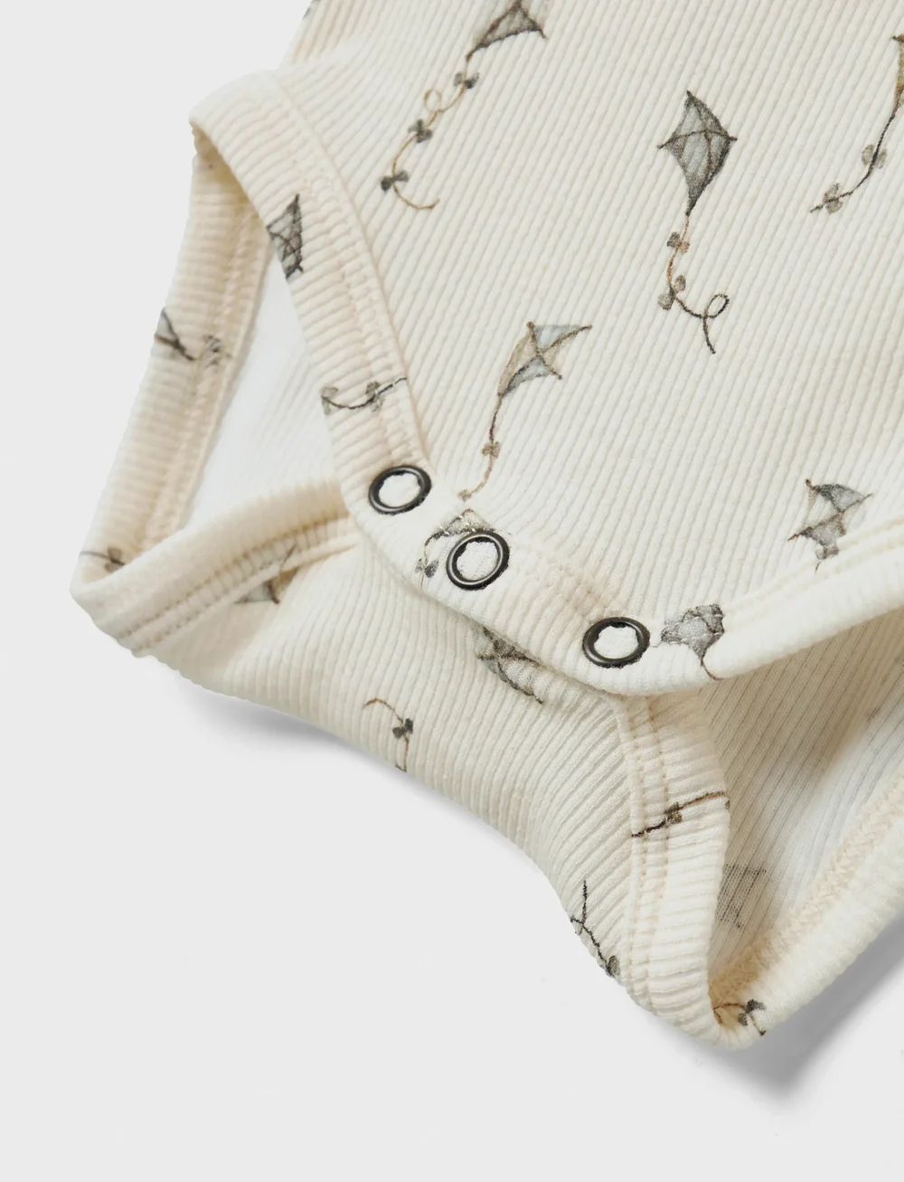 Lil'Atelier - NBMGAVO ELM LS SLIM BODY LIL NOOS - langärmelige bodys - turtledove - 4