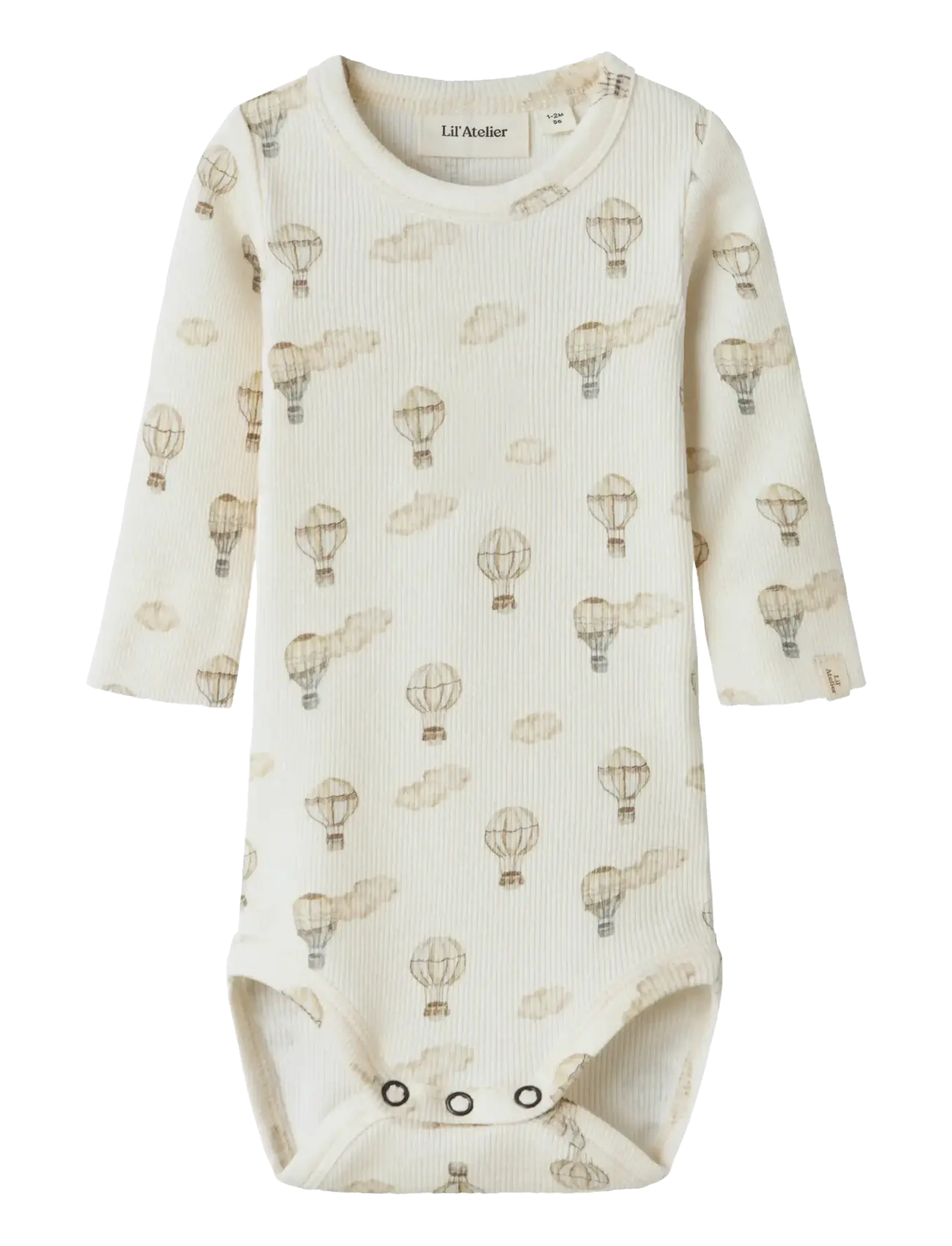 Lil'Atelier NBNGAVO EMO LS SLIM BODY LIL NOOS - 4 for 3 - TURTLEDOVE / cream