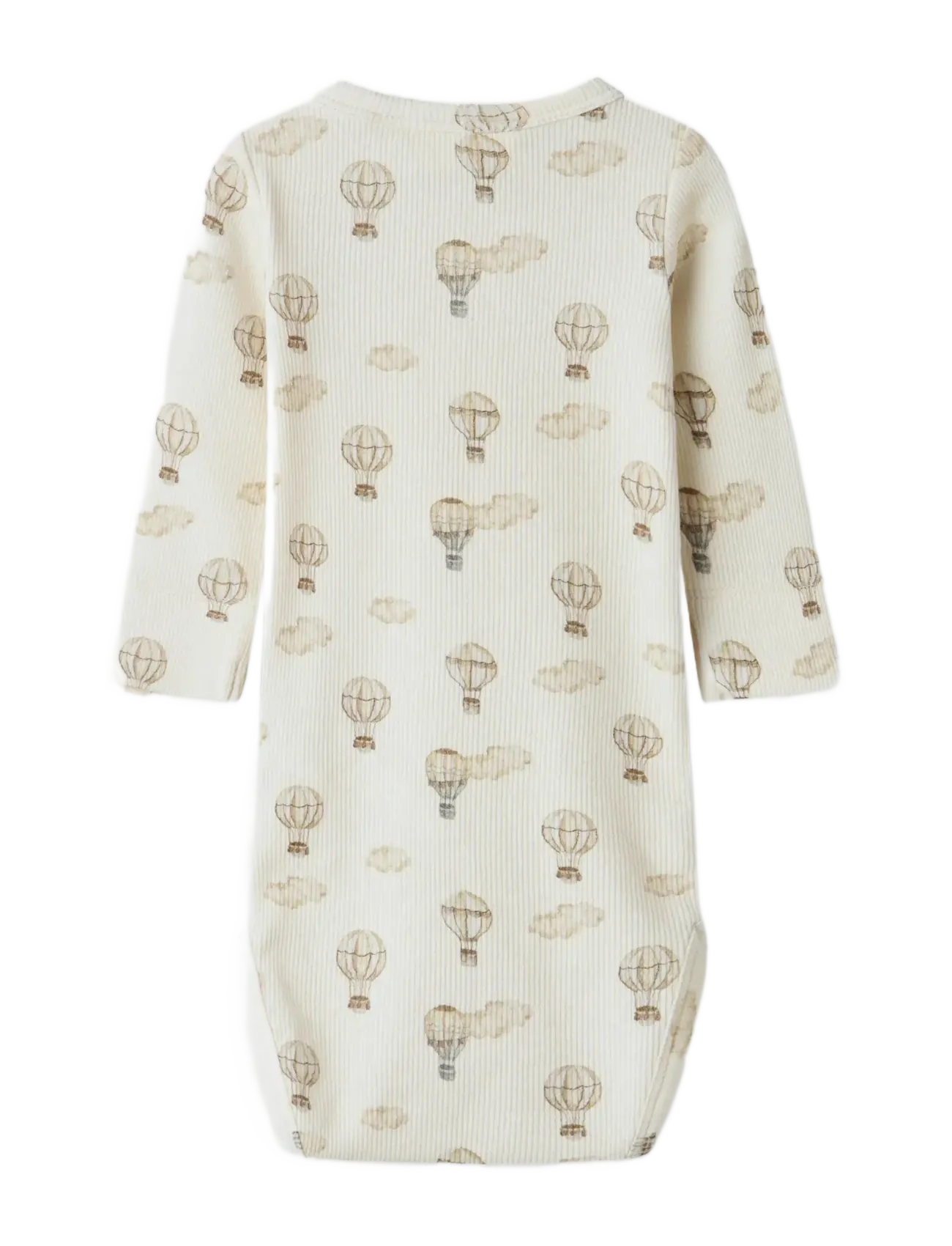 Lil'Atelier - NBNGAVO EMO LS SLIM BODY LIL NOOS - långärmade bodies - turtledove - 2