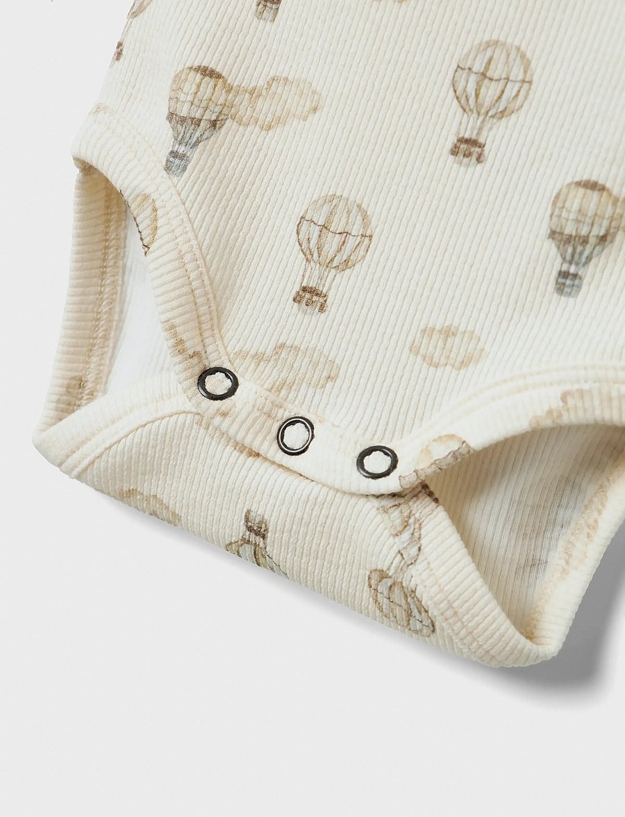 Lil'Atelier - NBNGAVO EMO LS SLIM BODY LIL NOOS - långärmade bodies - turtledove - 5