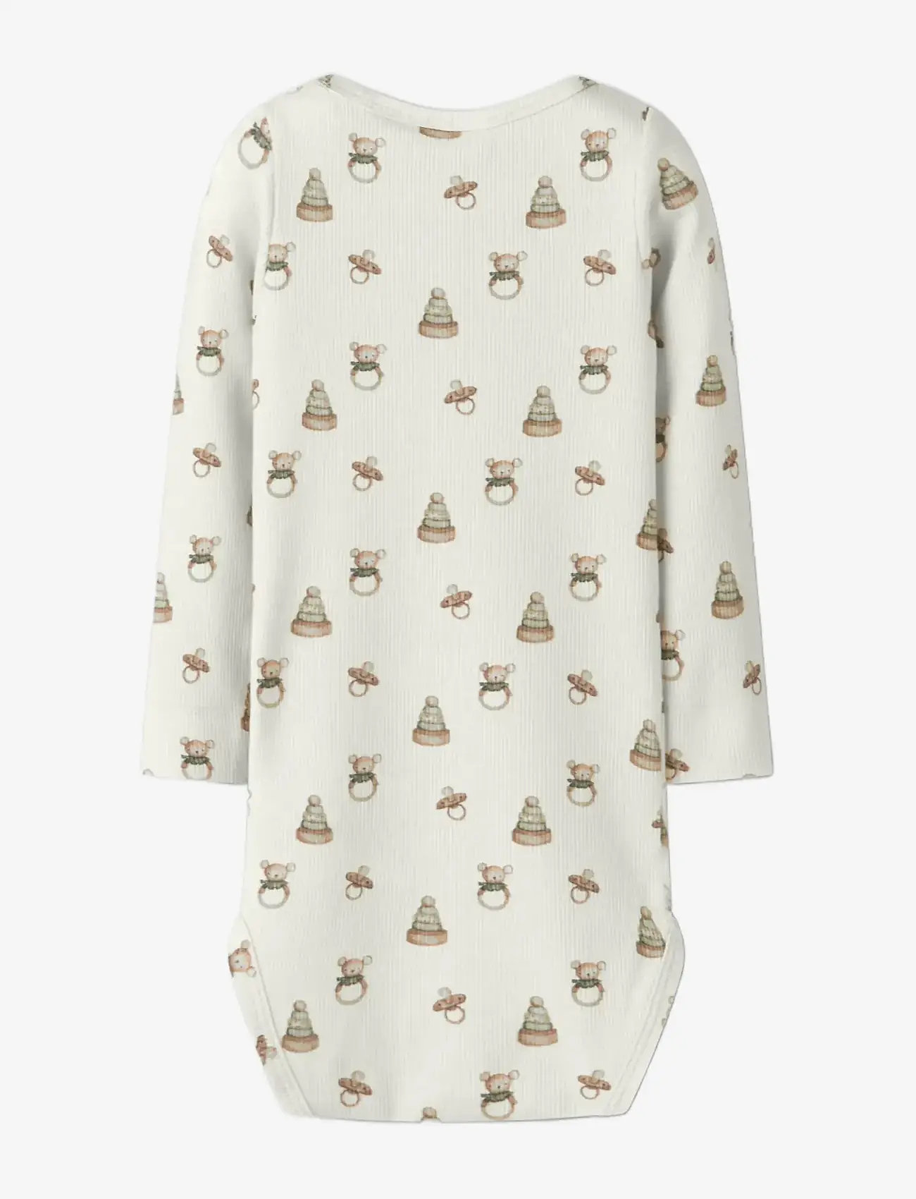 Lil'Atelier - NBNGAVO EMO LS SLIM BODY LIL NOOS - long-sleeved bodies - turtledove - 2