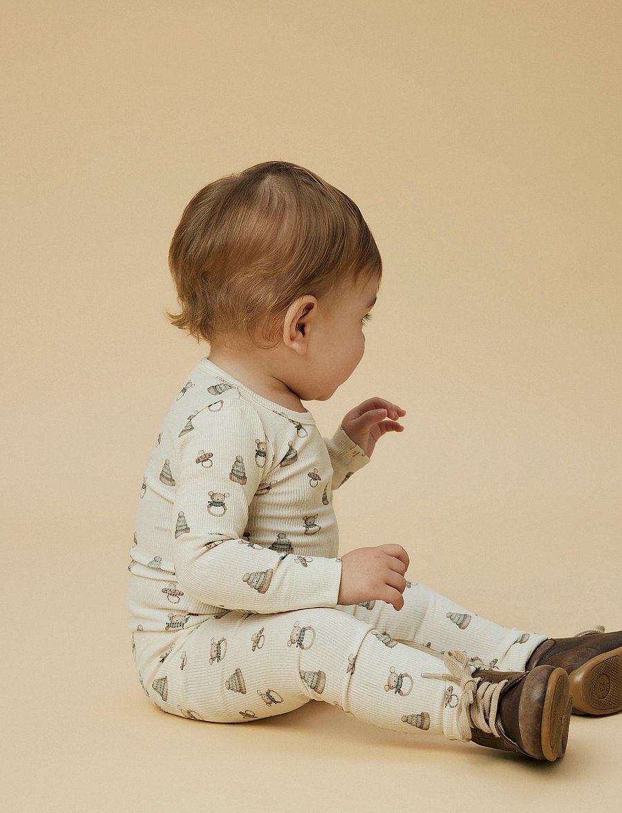 Lil'Atelier - NBNGAVO EMO LS SLIM BODY LIL NOOS - pikkade varrukatega bodid - turtledove - 0