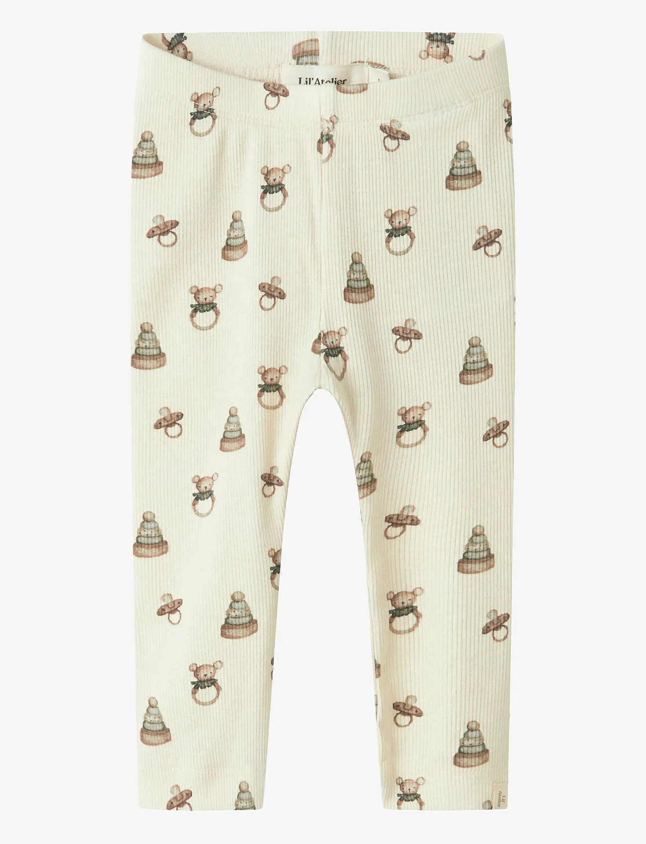 Lil'Atelier - NBNGAVO ELF SLIM LEGGING LIL NOOS - leggings - turtledove - 1