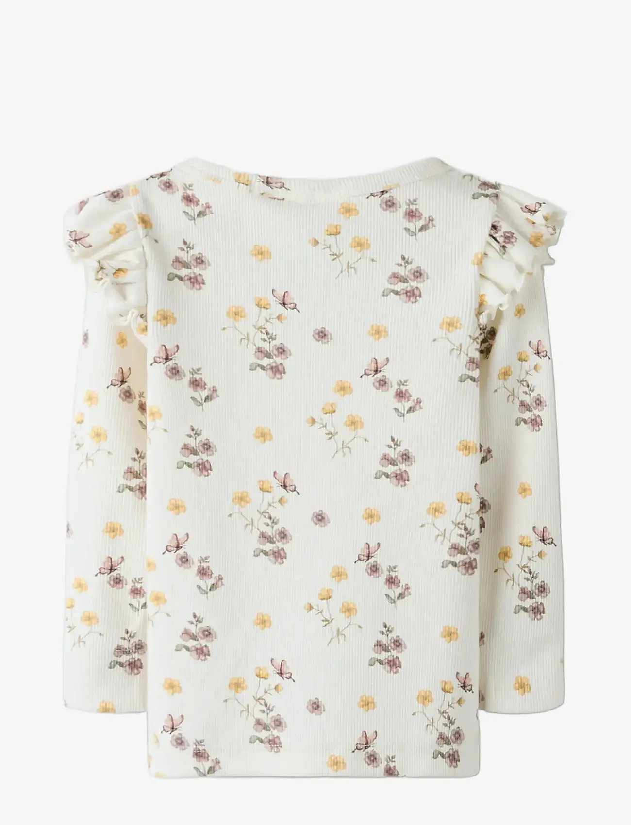 Lil'Atelier - NMFGAVO EKO LS SLIM TOP LIL NOOS - długi rękaw - coconut milk - 2