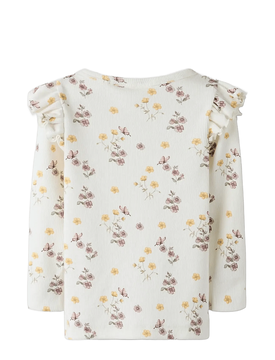 Lil'Atelier - NMFGAVO EKO LS SLIM TOP LIL NOOS - langärmelig - coconut milk - 2