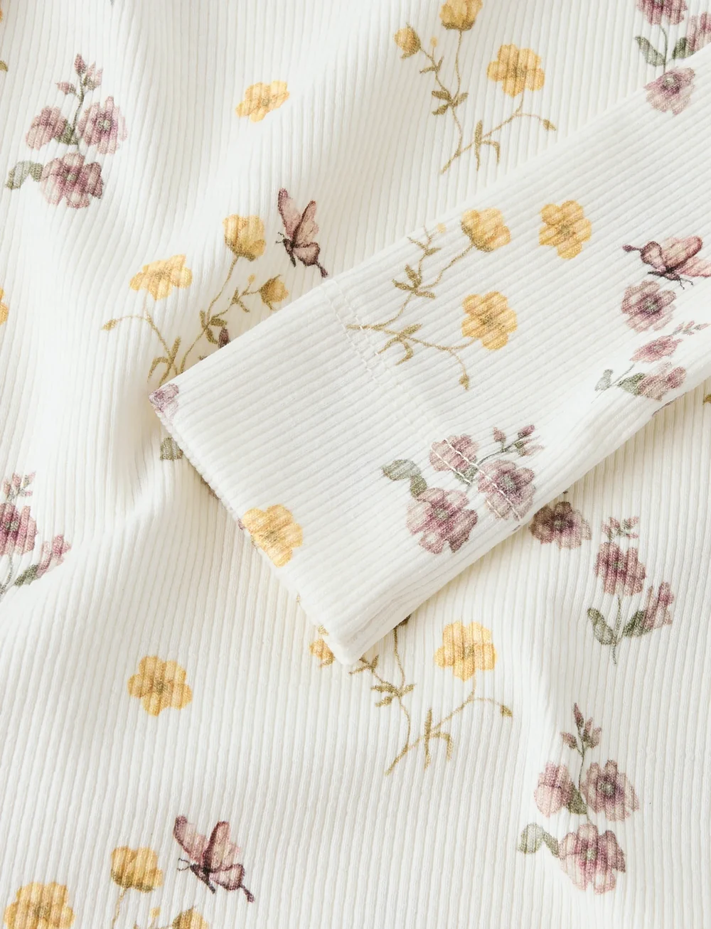 Lil'Atelier - NMFGAVO EKO LS SLIM TOP LIL NOOS - langærmede t-shirts - coconut milk - 0