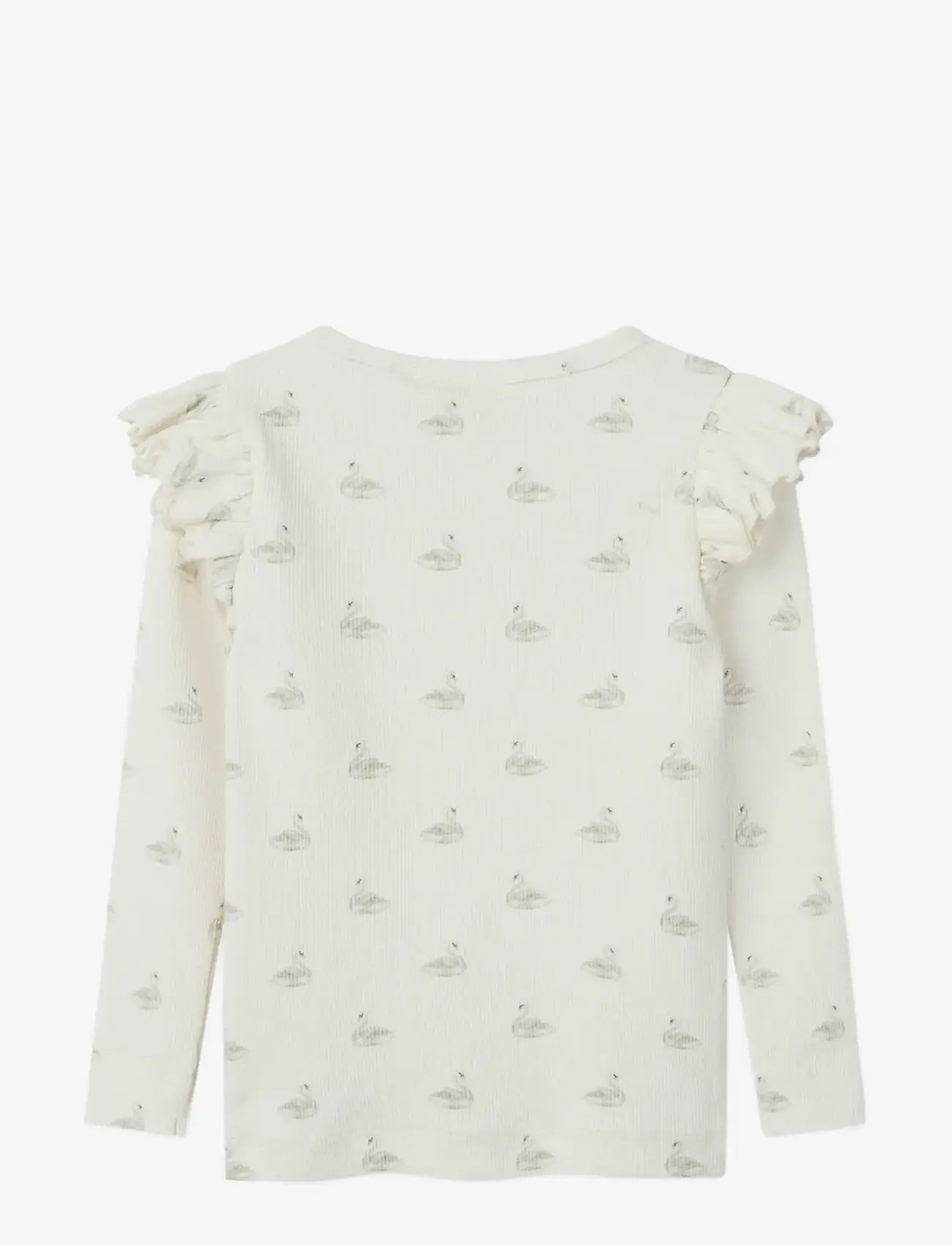 Lil'Atelier - NMFGAVO EKO LS SLIM TOP LIL NOOS - langærmede t-shirts - pastel parchment - 2