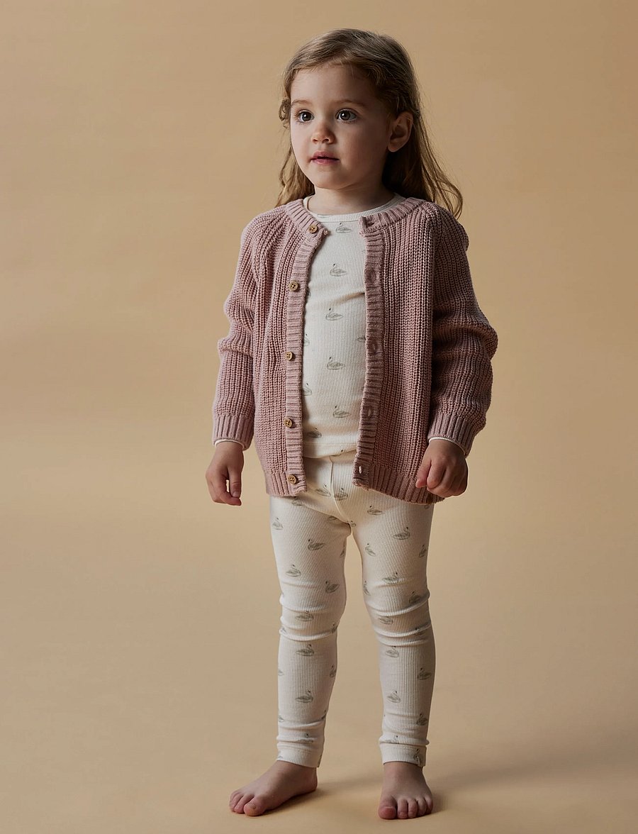 Lil'Atelier - NMFGAVO EKO LS SLIM TOP LIL NOOS - långärmade t-shirts - pastel parchment - 3