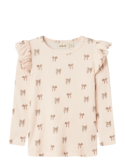 Nmfgavo Eko Ls Slim Top Lil Noos - LangæRmede T-Shirts