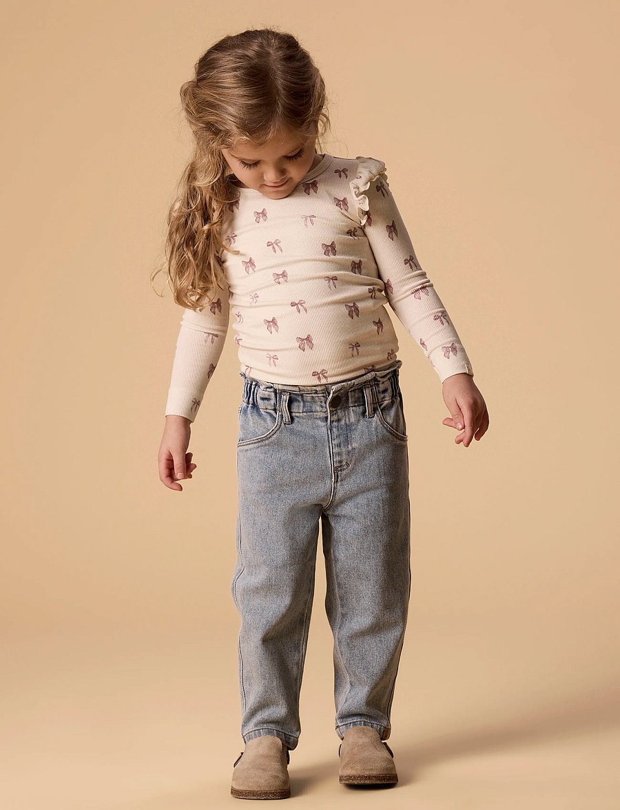 Lil'Atelier - NMFGAVO EKO LS SLIM TOP LIL NOOS - langärmelig - turtledove - 2