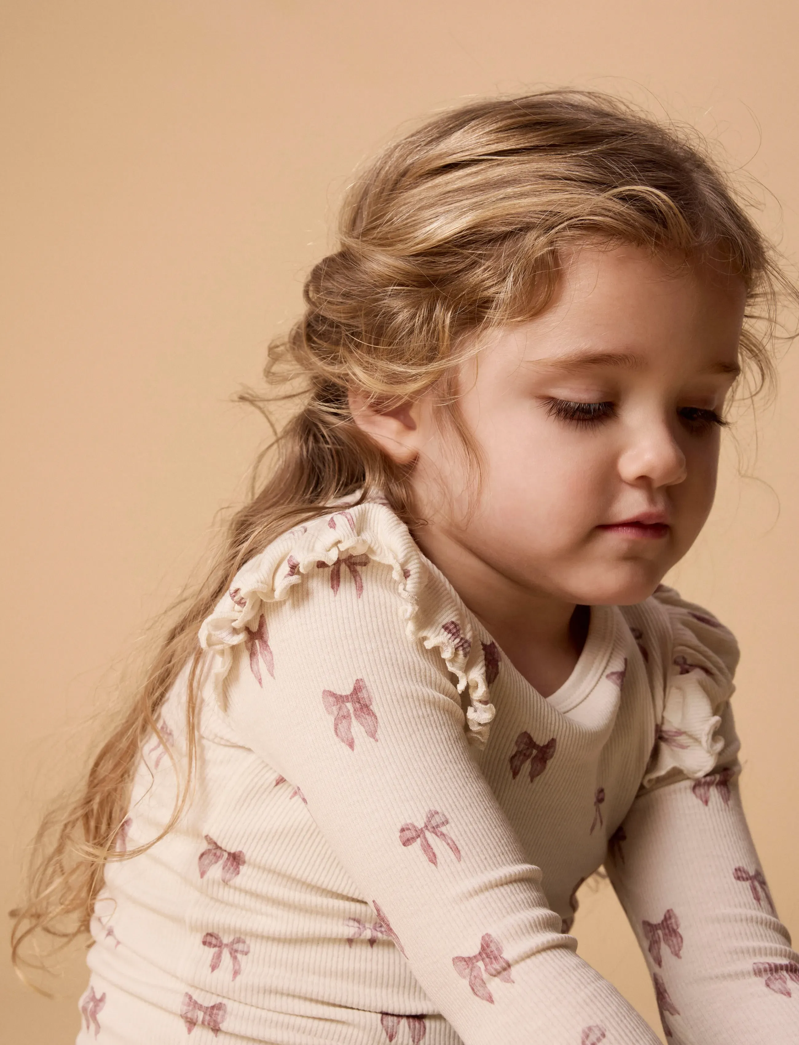 Lil'Atelier - NMFGAVO EKO LS SLIM TOP LIL NOOS - langærmede t-shirts - turtledove - 3