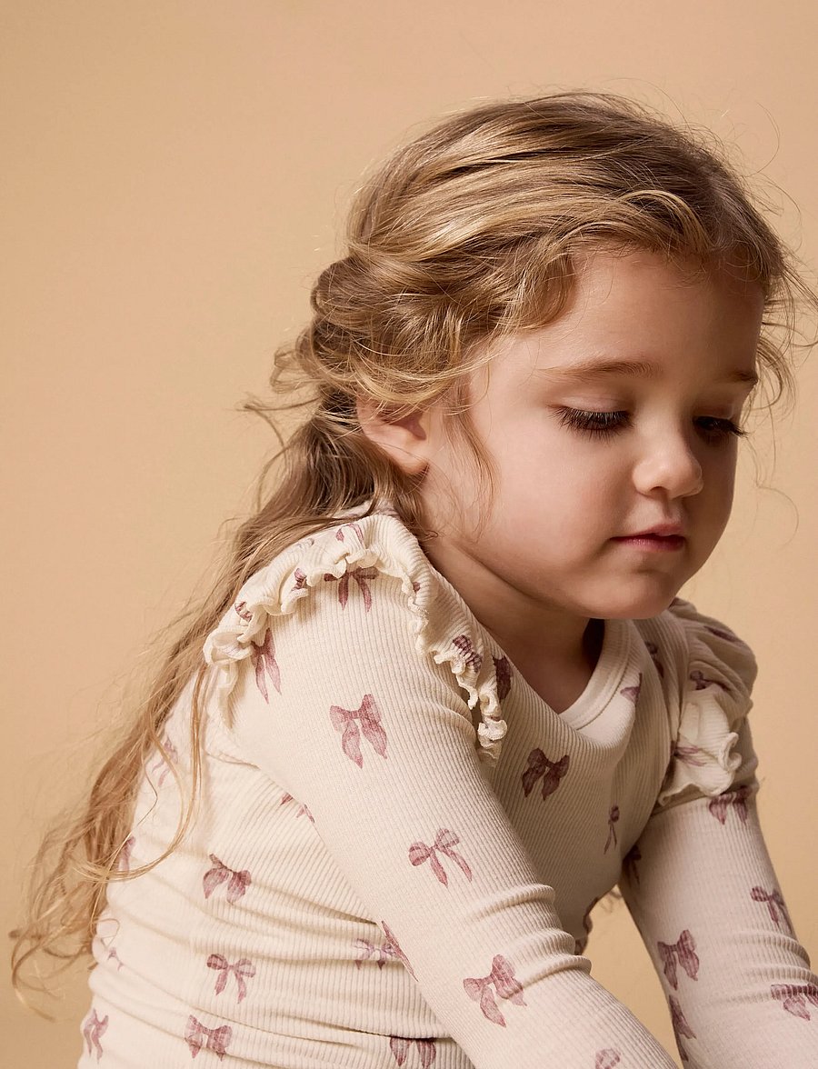 Lil'Atelier - NMFGAVO EKO LS SLIM TOP LIL NOOS - langärmelig - turtledove - 3