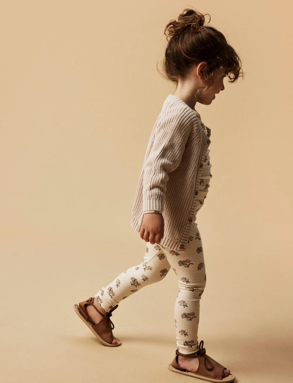 Lil'Atelier - NMFGAVO EKO LS SLIM TOP LIL NOOS - langærmede t-shirts - turtledove - 2