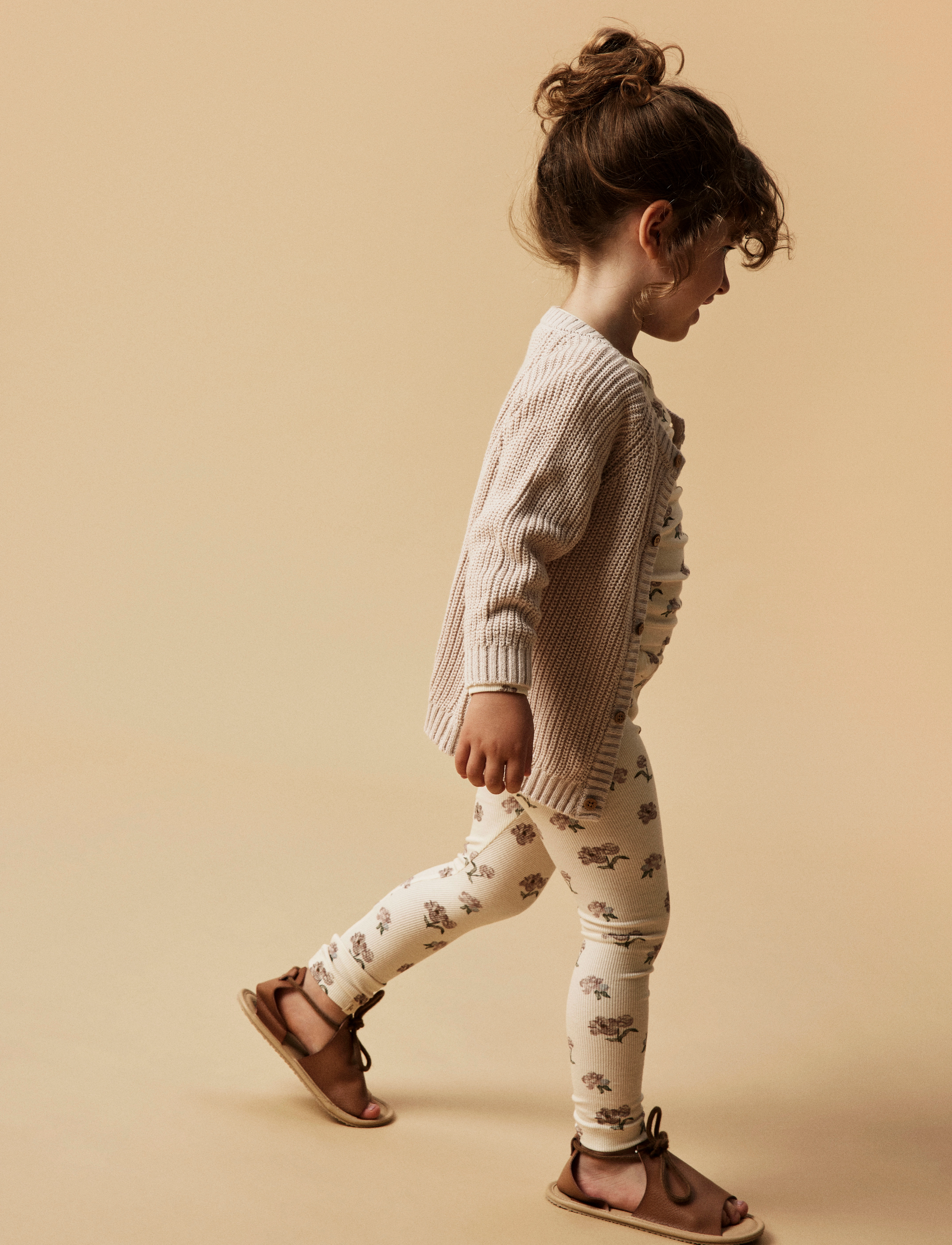 Lil'Atelier - NMFGAVO EKO LS SLIM TOP LIL NOOS - pitkähihaiset t-paidat - turtledove - 4