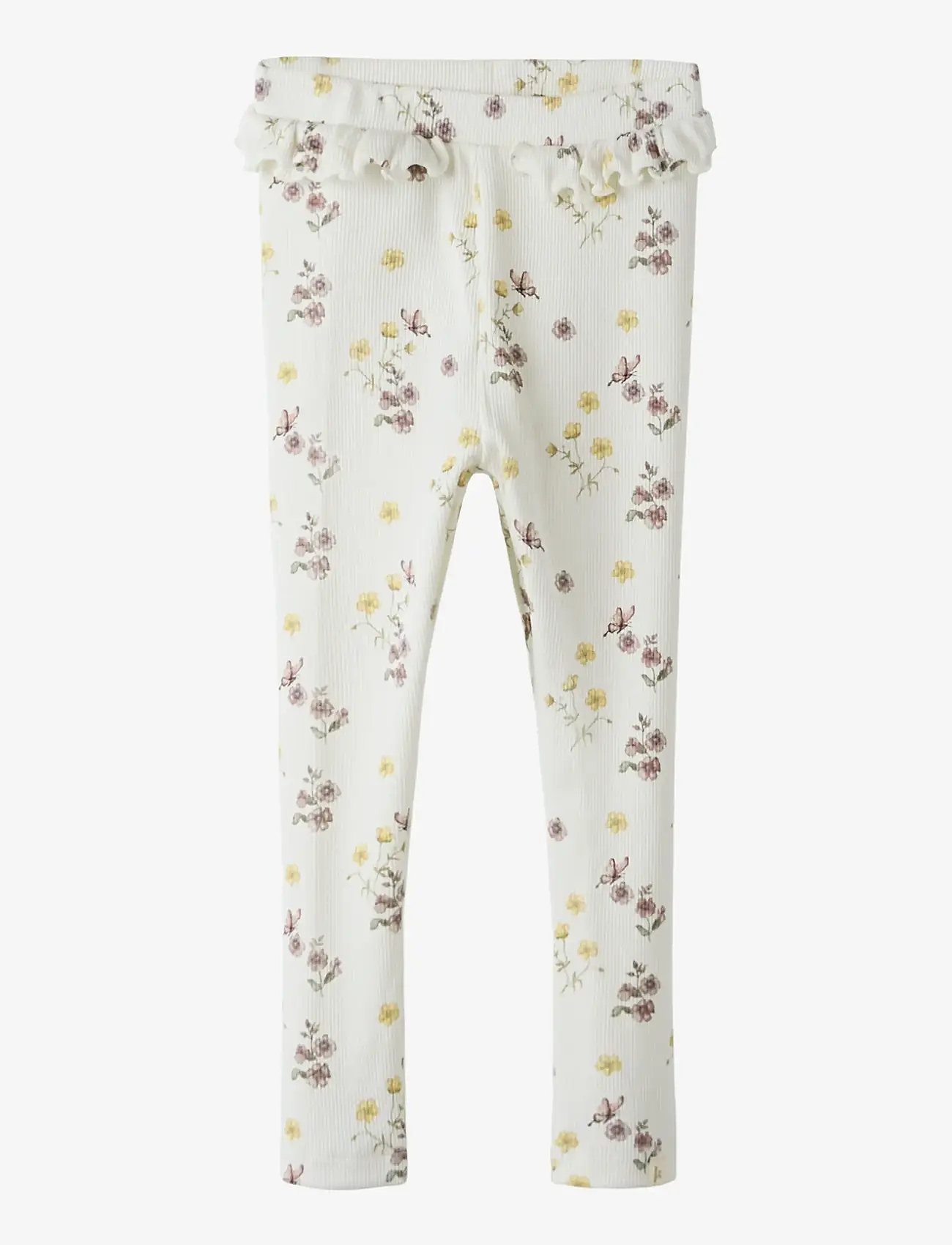 Lil'Atelier - NMFGAVO EFI SLIM LEGGING LIL NOOS - retuusid - coconut milk - 1