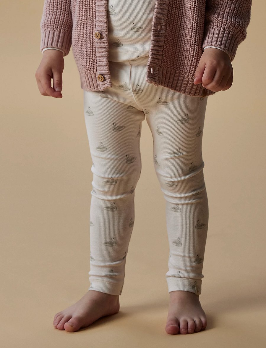Lil'Atelier - NMFGAVO EFI SLIM LEGGING LIL NOOS - leggings - pastel parchment - 0