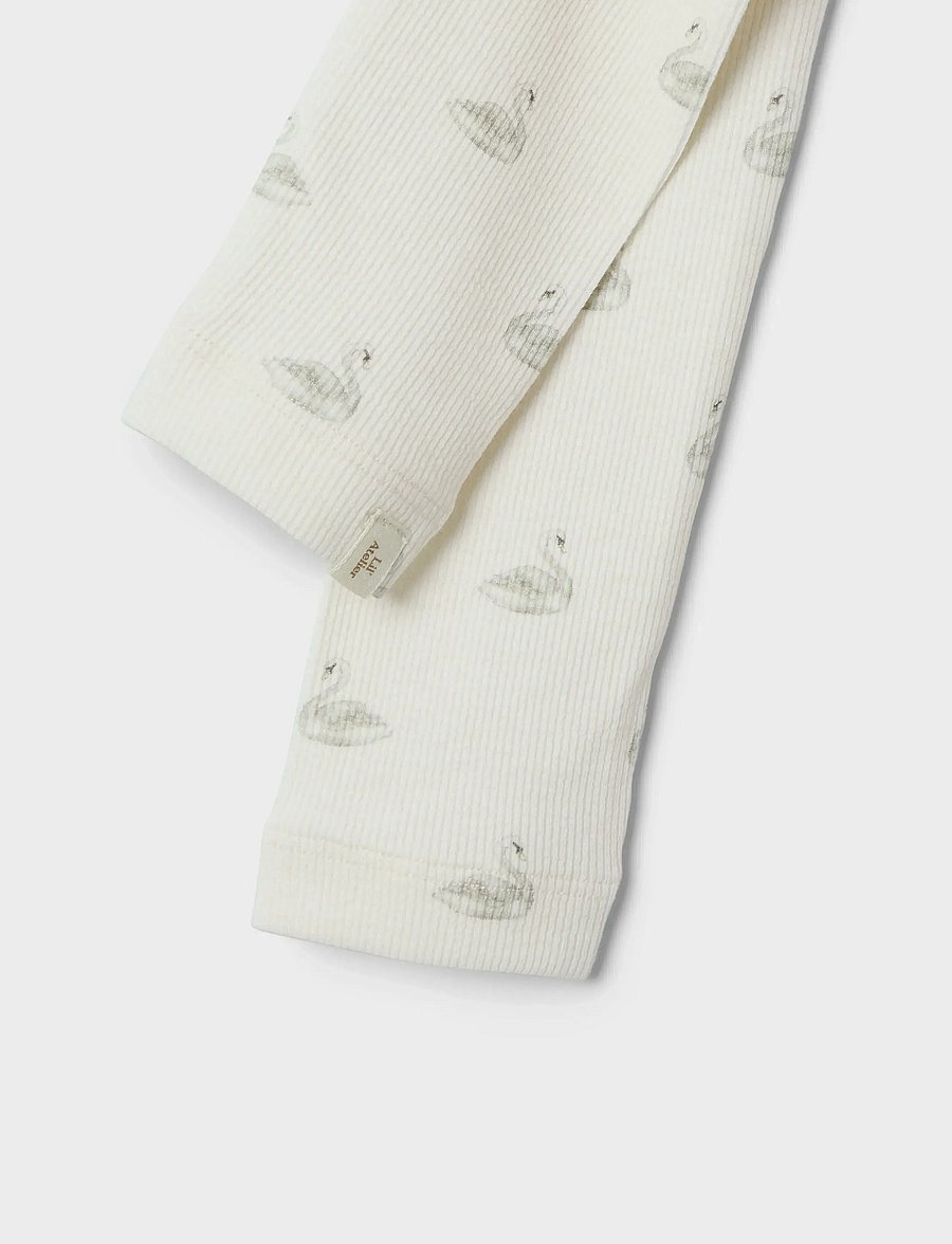 Lil'Atelier - NMFGAVO EFI SLIM LEGGING LIL NOOS - leggings - pastel parchment - 2