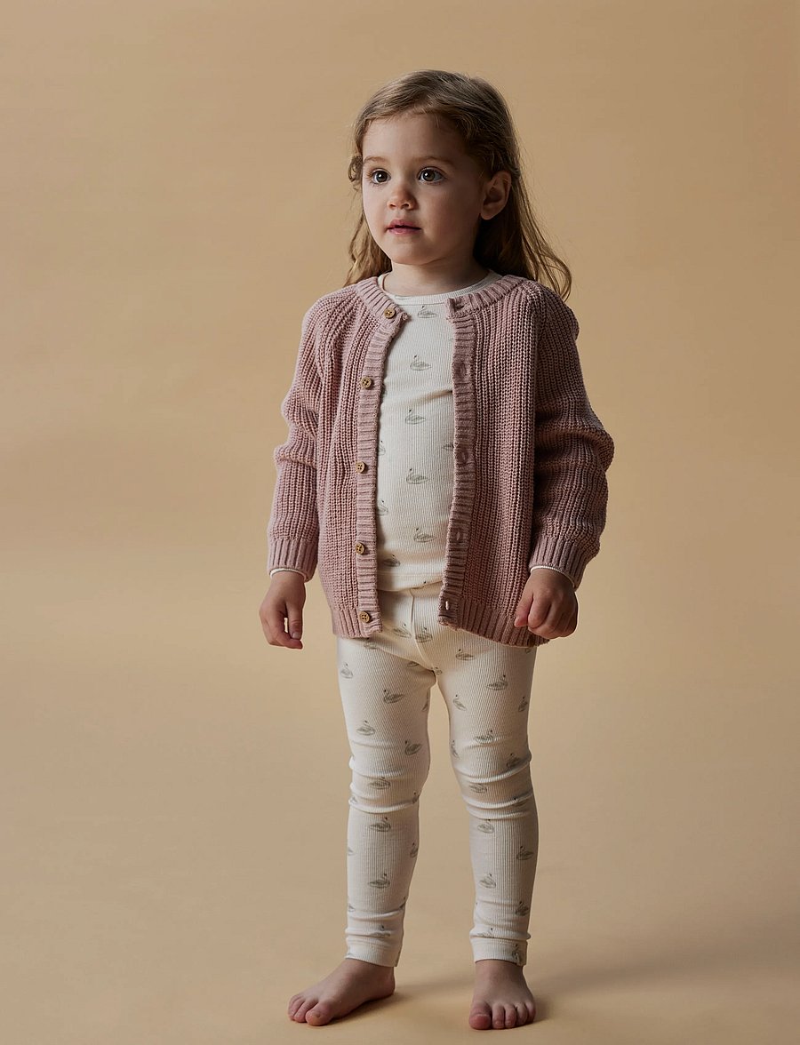 Lil'Atelier - NMFGAVO EFI SLIM LEGGING LIL NOOS - leggings - pastel parchment - 4