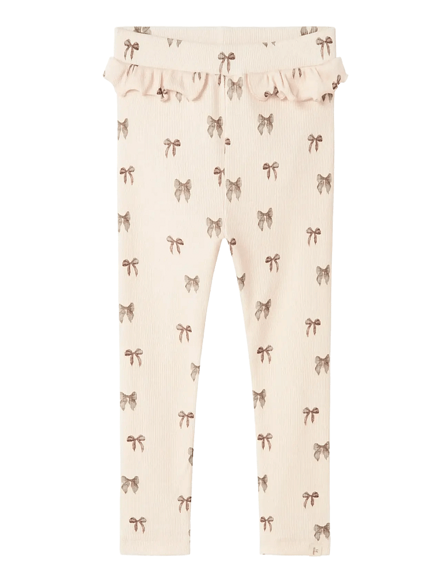 Lil'Atelier - NMFGAVO EFI SLIM LEGGING LIL NOOS - leggings - silver peony - 1