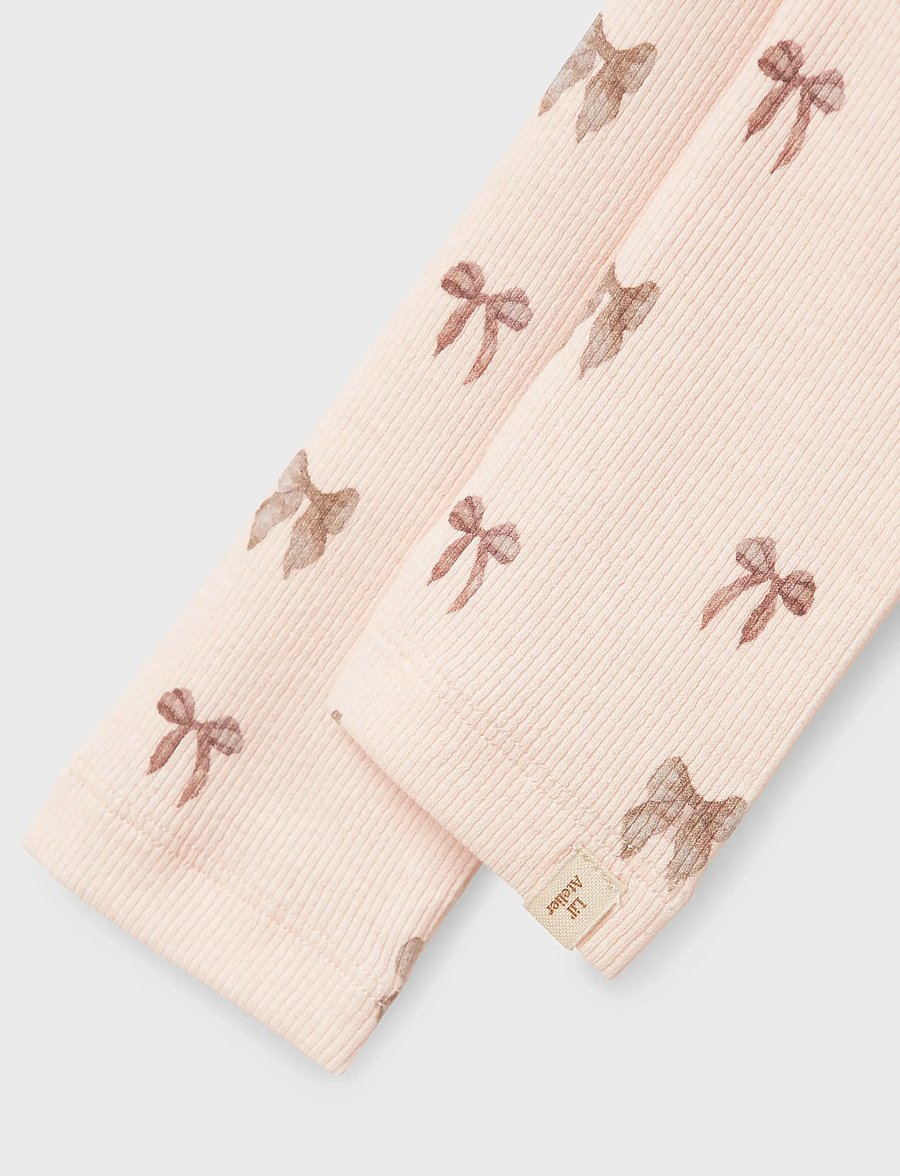 Lil'Atelier - NMFGAVO EFI SLIM LEGGING LIL NOOS - leggings - silver peony - 3