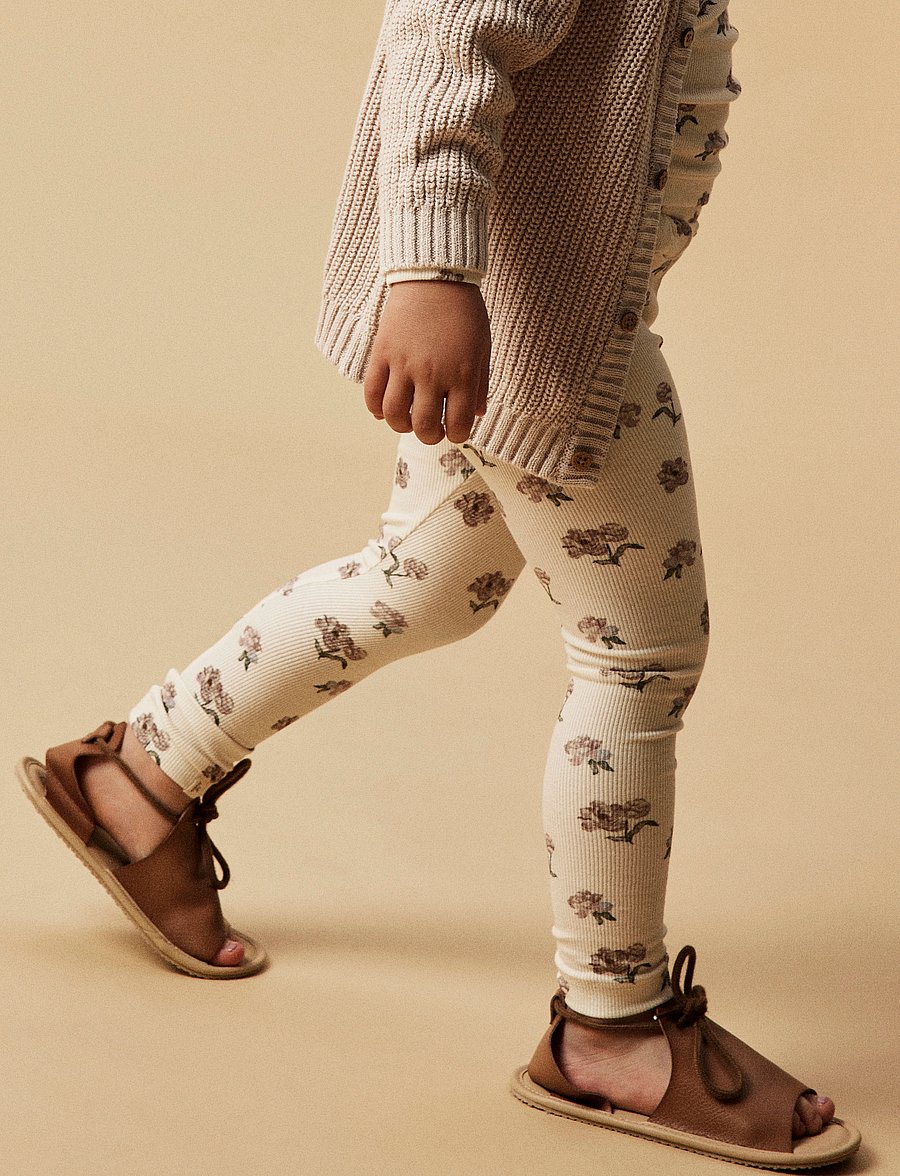 Lil'Atelier - NMFGAVO EFI SLIM LEGGING LIL NOOS - leggings - turtledove - 4