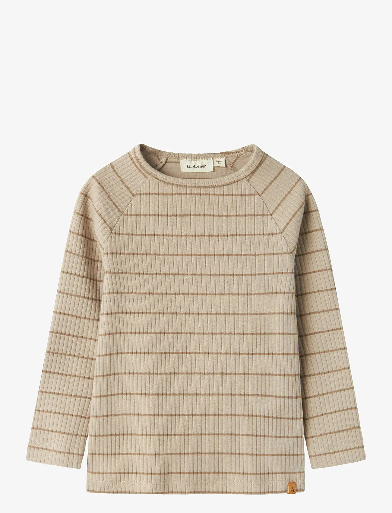 Lil'Atelier - NMMKAIL LS SLIM TOP LIL NOOS - langærmede t-shirts - pure cashmere - 0