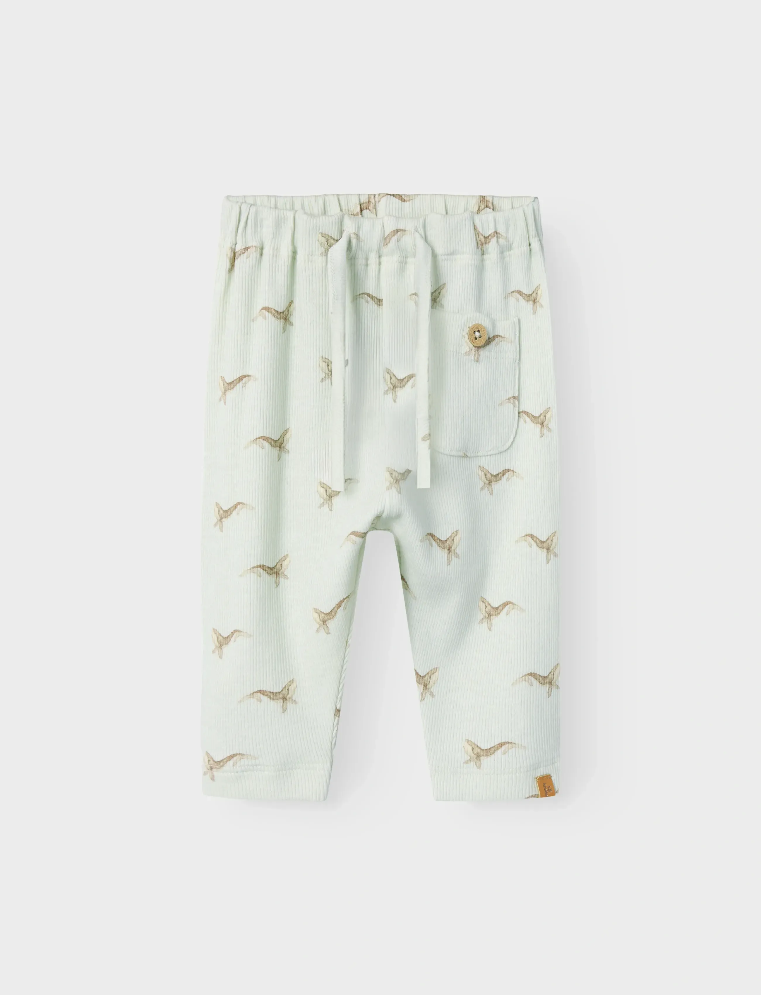 Lil'Atelier NBMGAVO ELO LOOSE PANT LIL NOOS - Underdele - MURMUR / cream