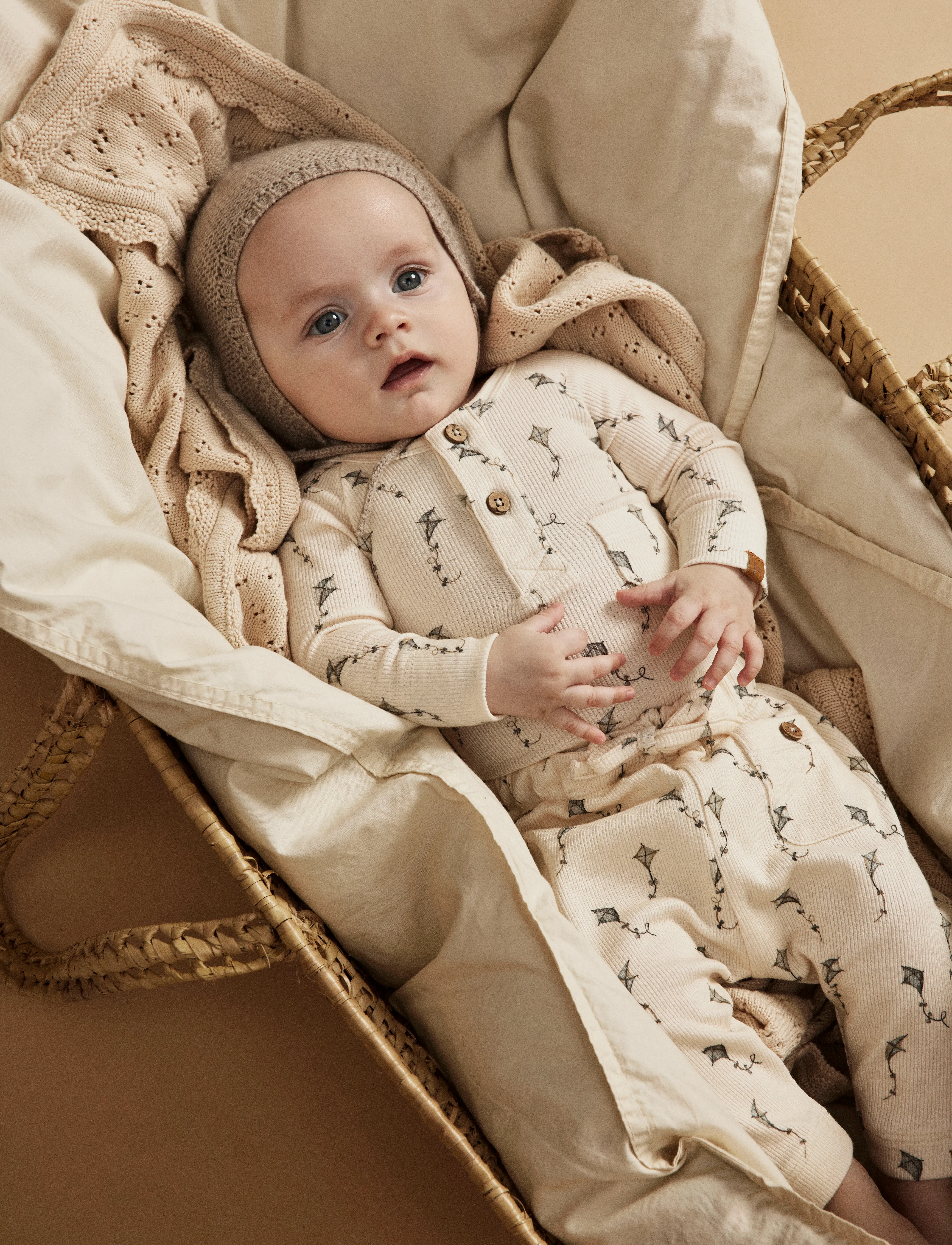 Lil'Atelier - NBMGAVO ELO LOOSE PANT LIL NOOS - babybukser - turtledove - 2