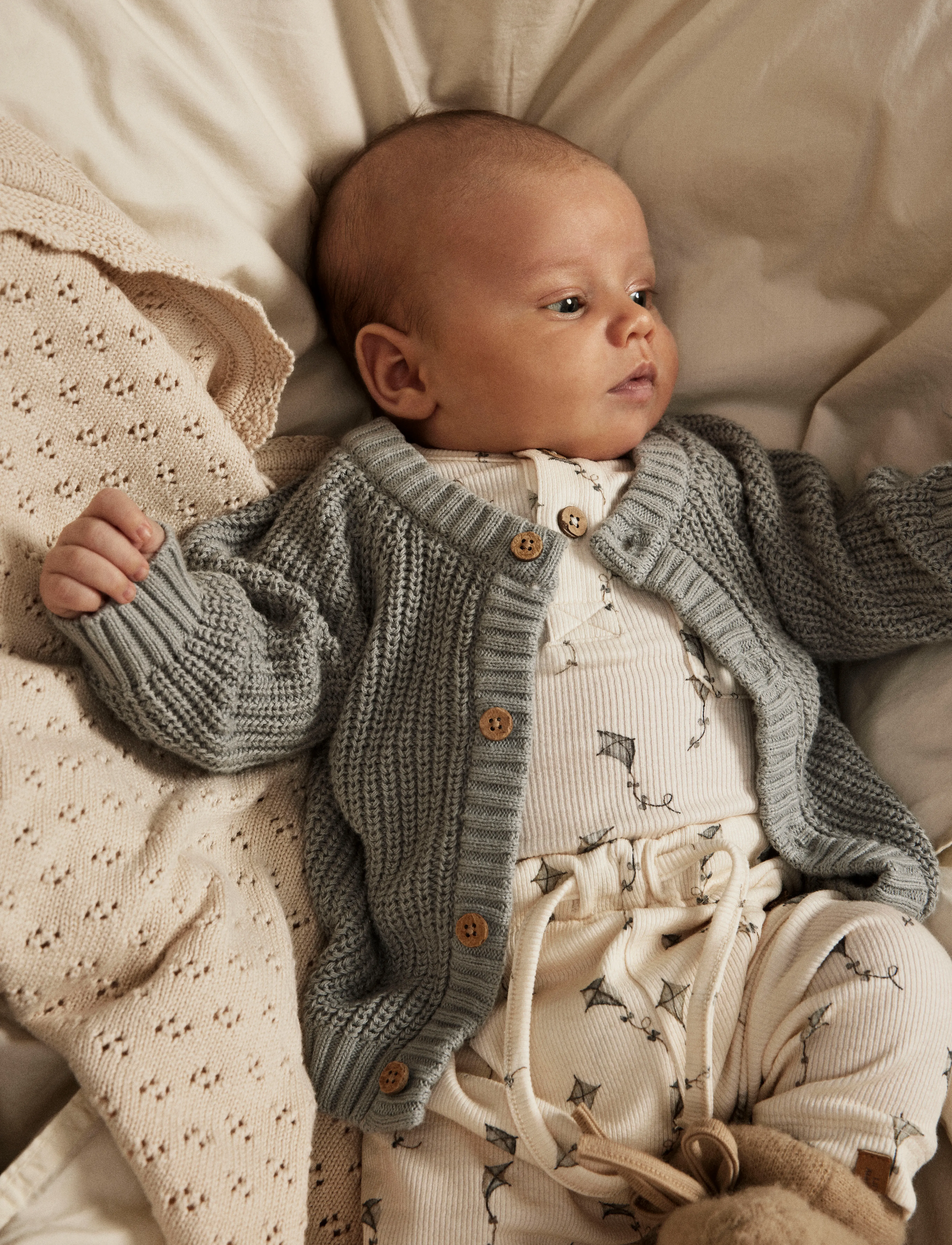 Lil'Atelier - NBMGAVO ELO LOOSE PANT LIL NOOS - babybukser - turtledove - 3