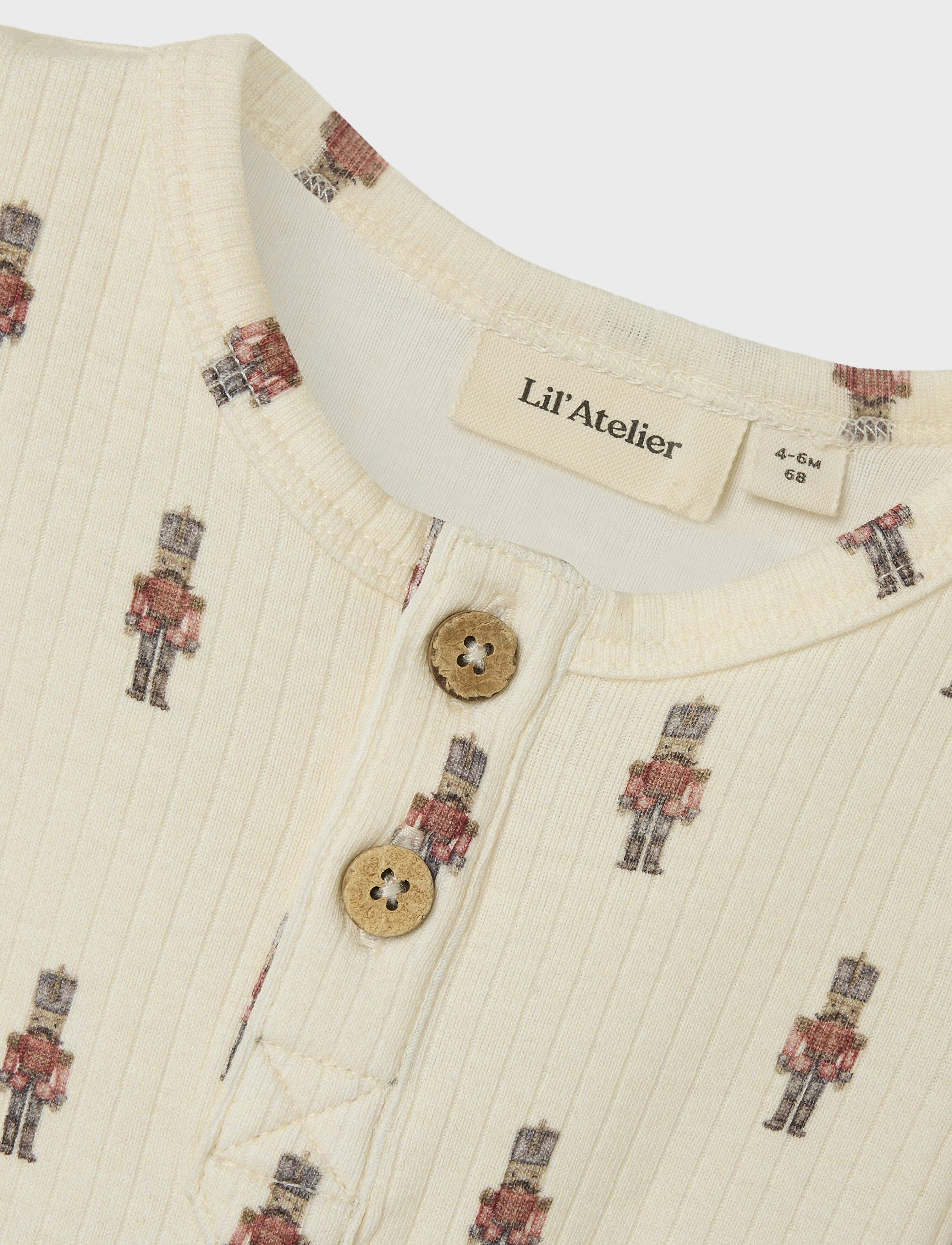 Lil'Atelier - NBMGIO BOA SS SLIM BODY LIL - turtledove - 4