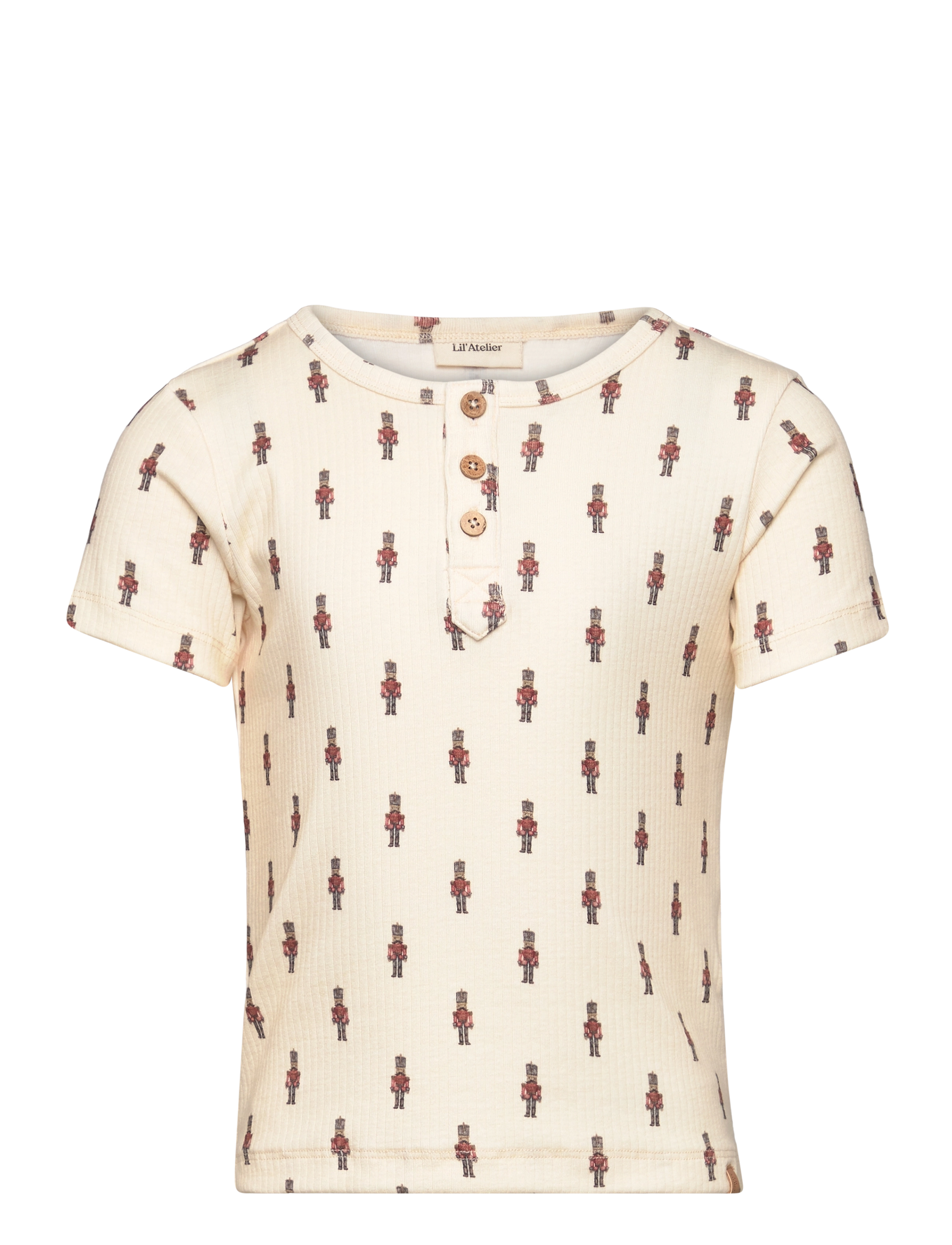 Lil'Atelier - NMMGIO BOA SS SLIM TOP LIL - turtledove - 1