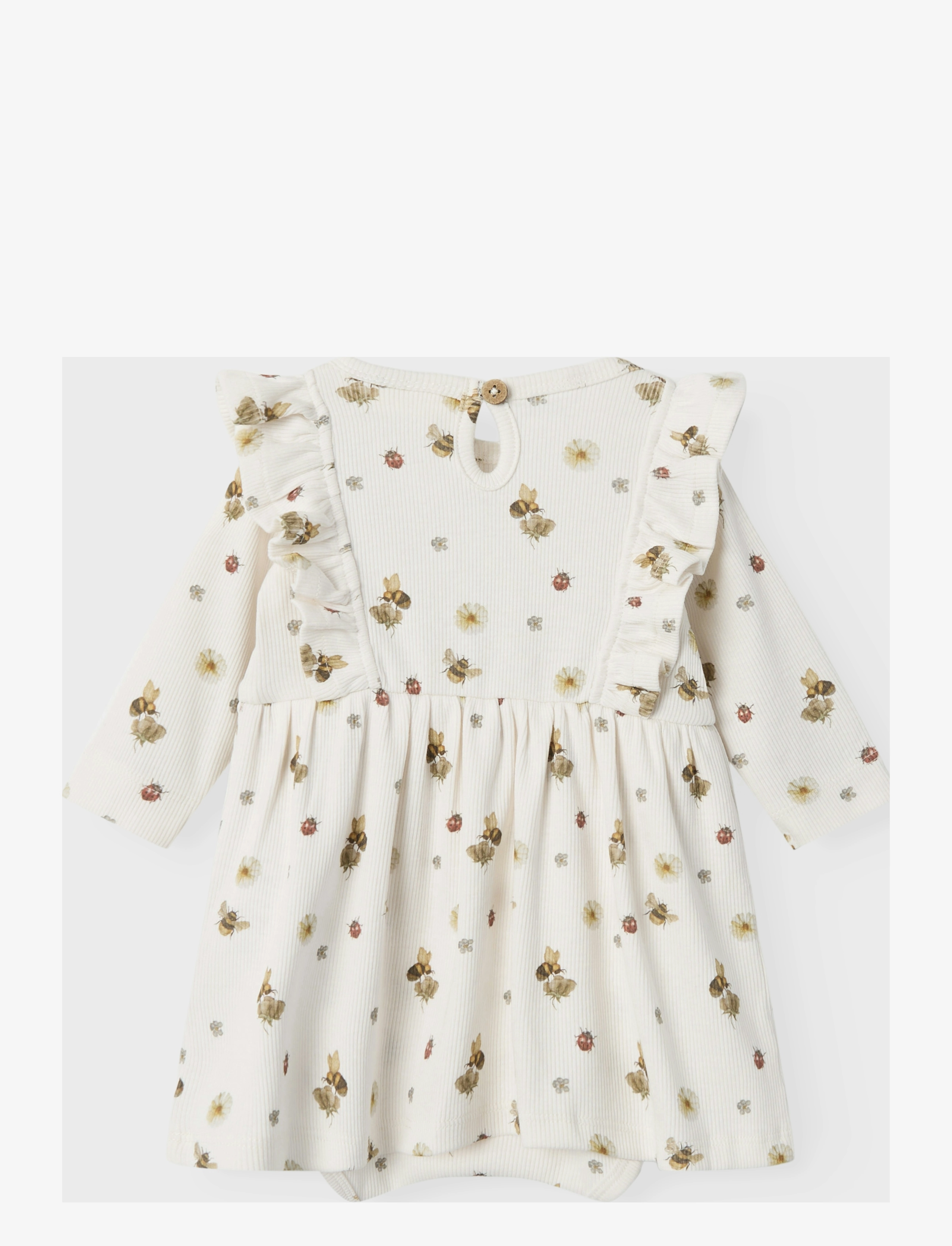 Lil'Atelier - NBFLAVO ENA LS BODY DRESS LIL - coconut milk - 2