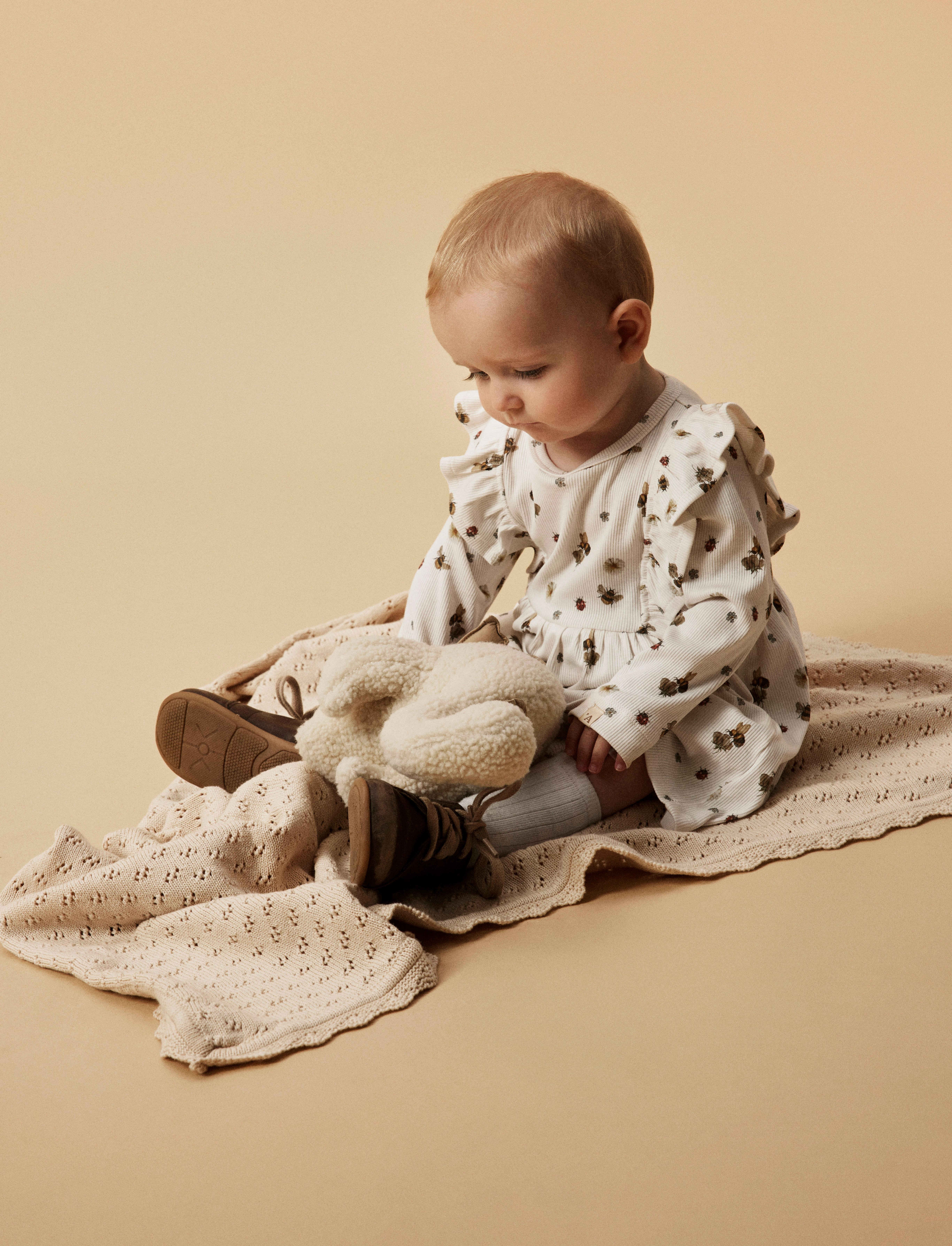 Lil'Atelier - NBFLAVO ENA LS BODY DRESS LIL - coconut milk - 5