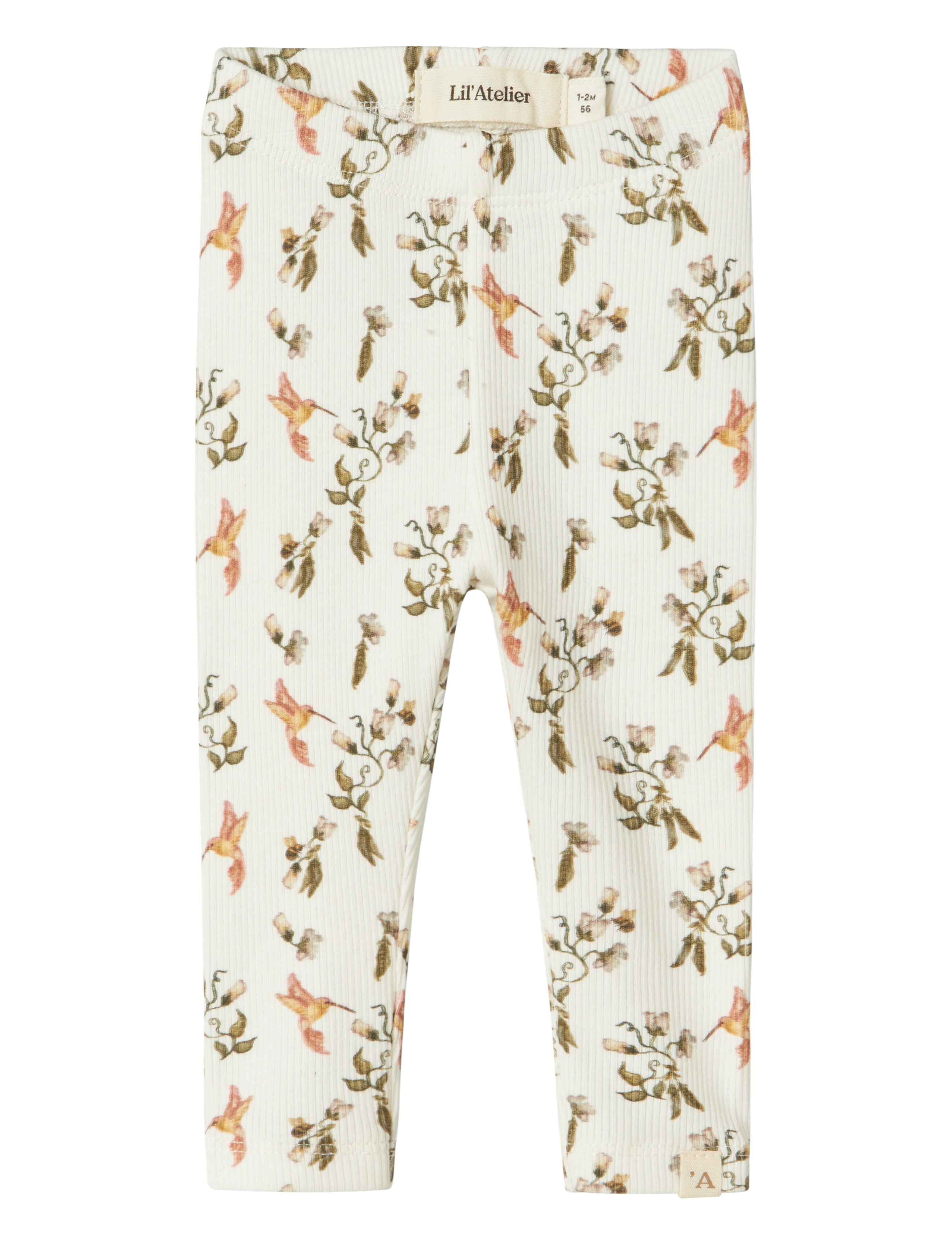 Lil'Atelier NBFLAVO ELF SLIM LEGGING LIL NOOS - Underdele - COCONUT MILK / white