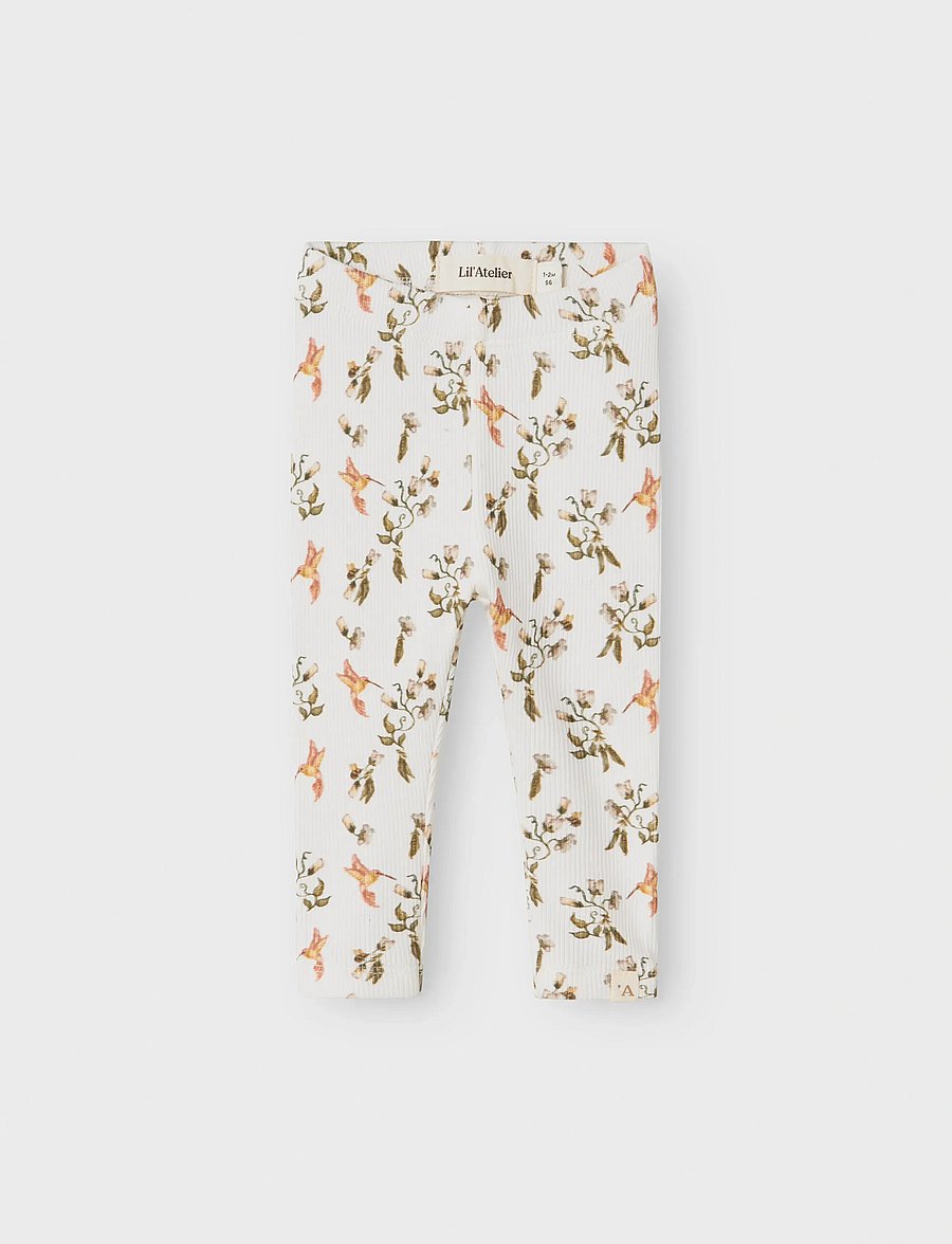 Lil'Atelier - NBFLAVO ELF SLIM LEGGING LIL NOOS - leginsy - coconut milk - 2