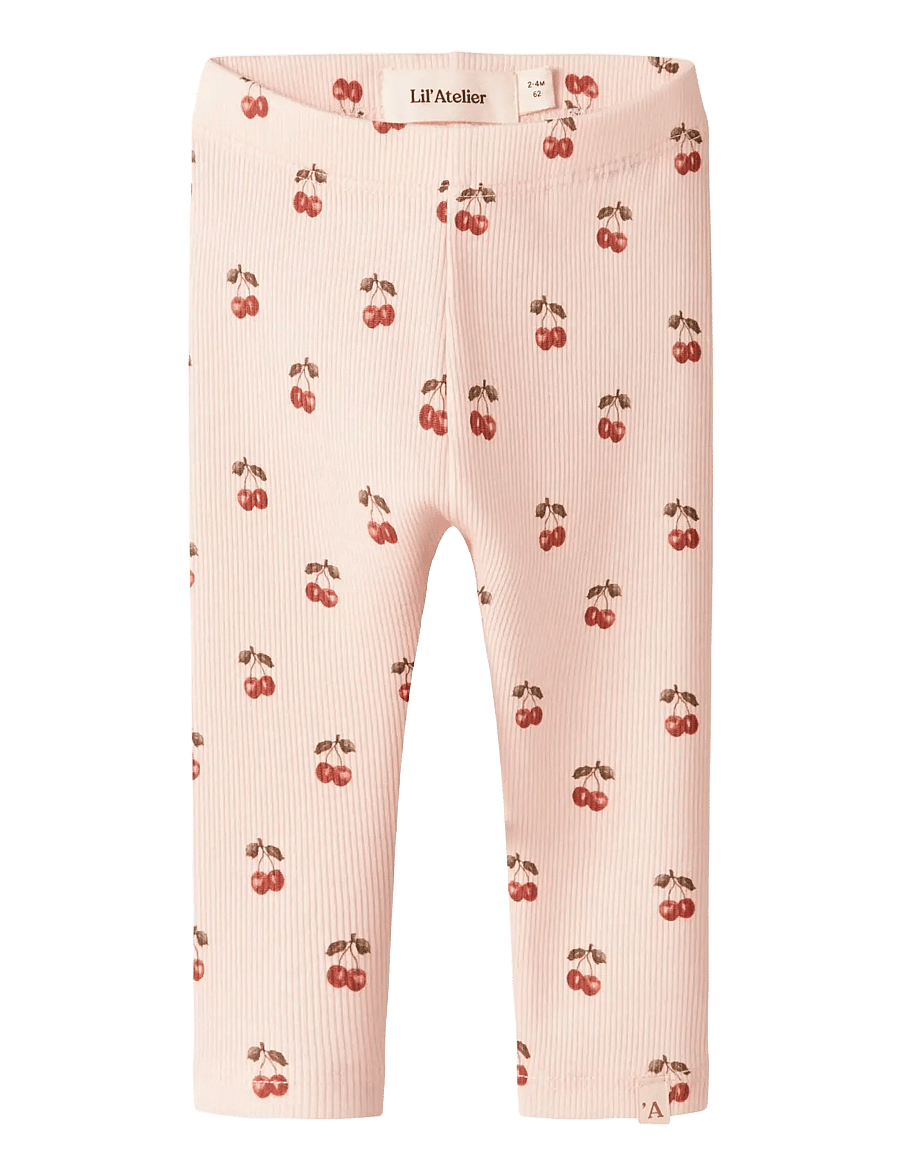 Lil'Atelier - NBFLAVO ELF SLIM LEGGING LIL NOOS - leggingsit - silver peony - 1