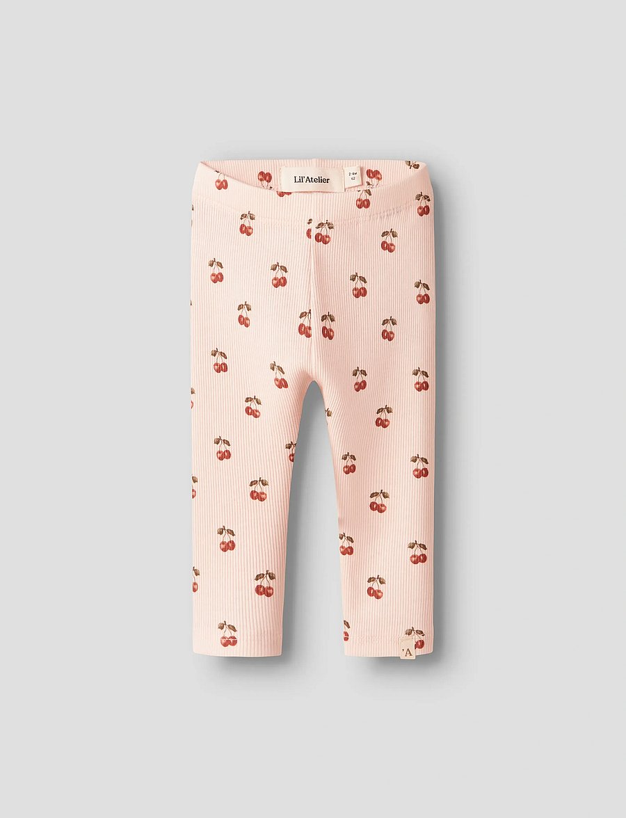 Lil'Atelier - NBFLAVO ELF SLIM LEGGING LIL NOOS - leggingsit - silver peony - 3