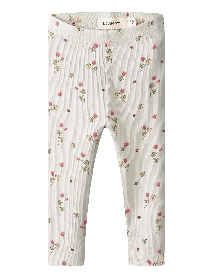 Lil'Atelier - NBFLAVO ELF SLIM LEGGING LIL NOOS - leginsy - turtledove - 0