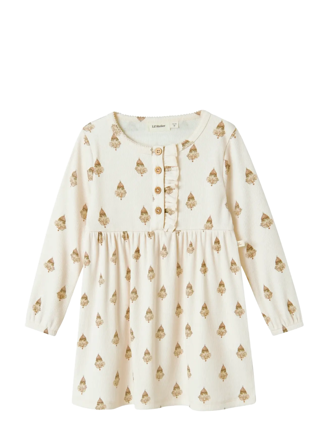 LIL'ATELIER Nmflavo Emi Ls Kleid Lil Cream - 98 - Kinder