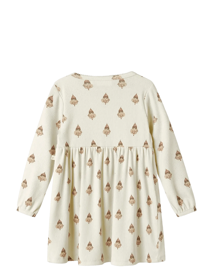 Lil'Atelier - NMFLAVO EMI LS DRESS LIL - langärmelige freizeitkleider - pastel parchment - 2